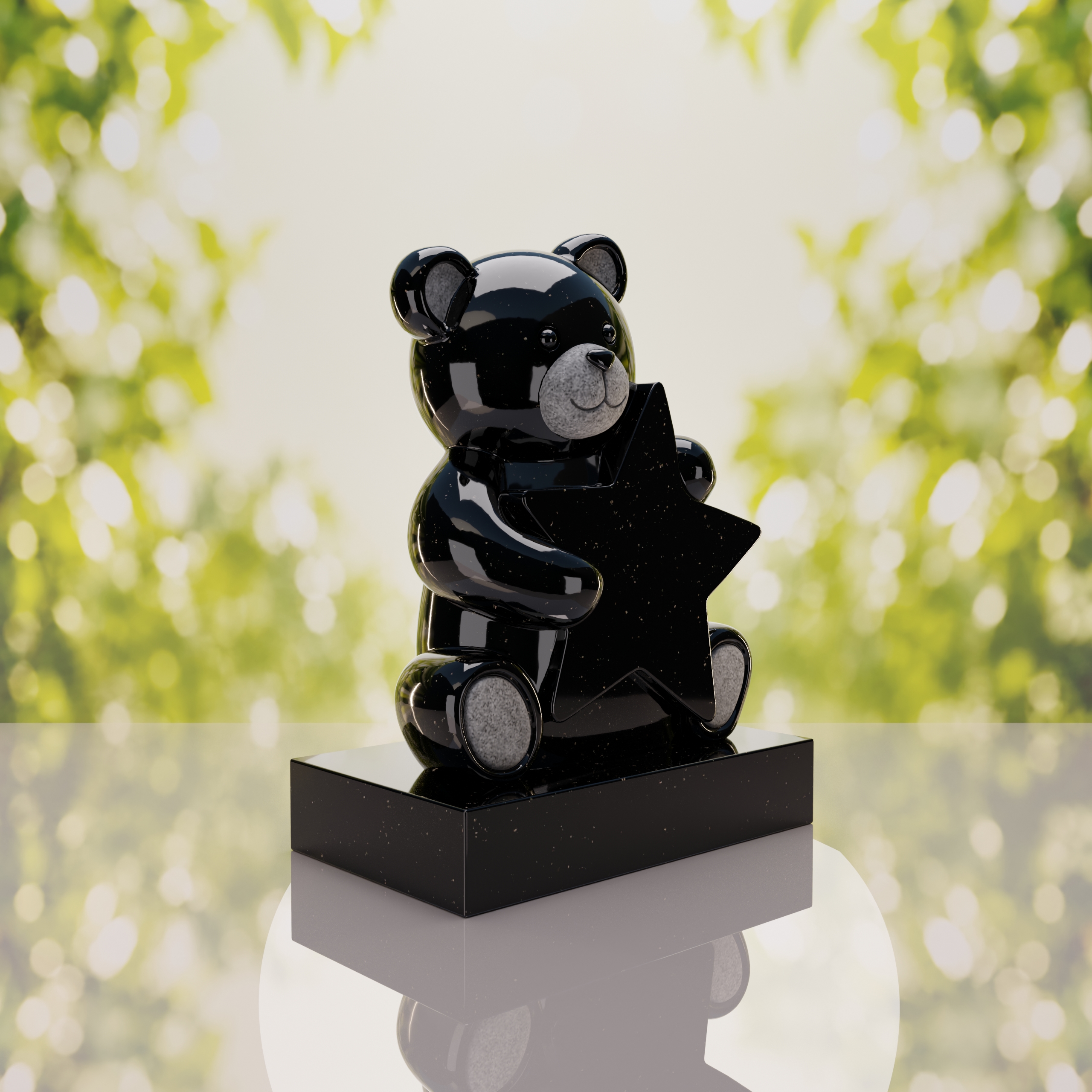 Teddy Bear Star Child Headstone thumbnail 13