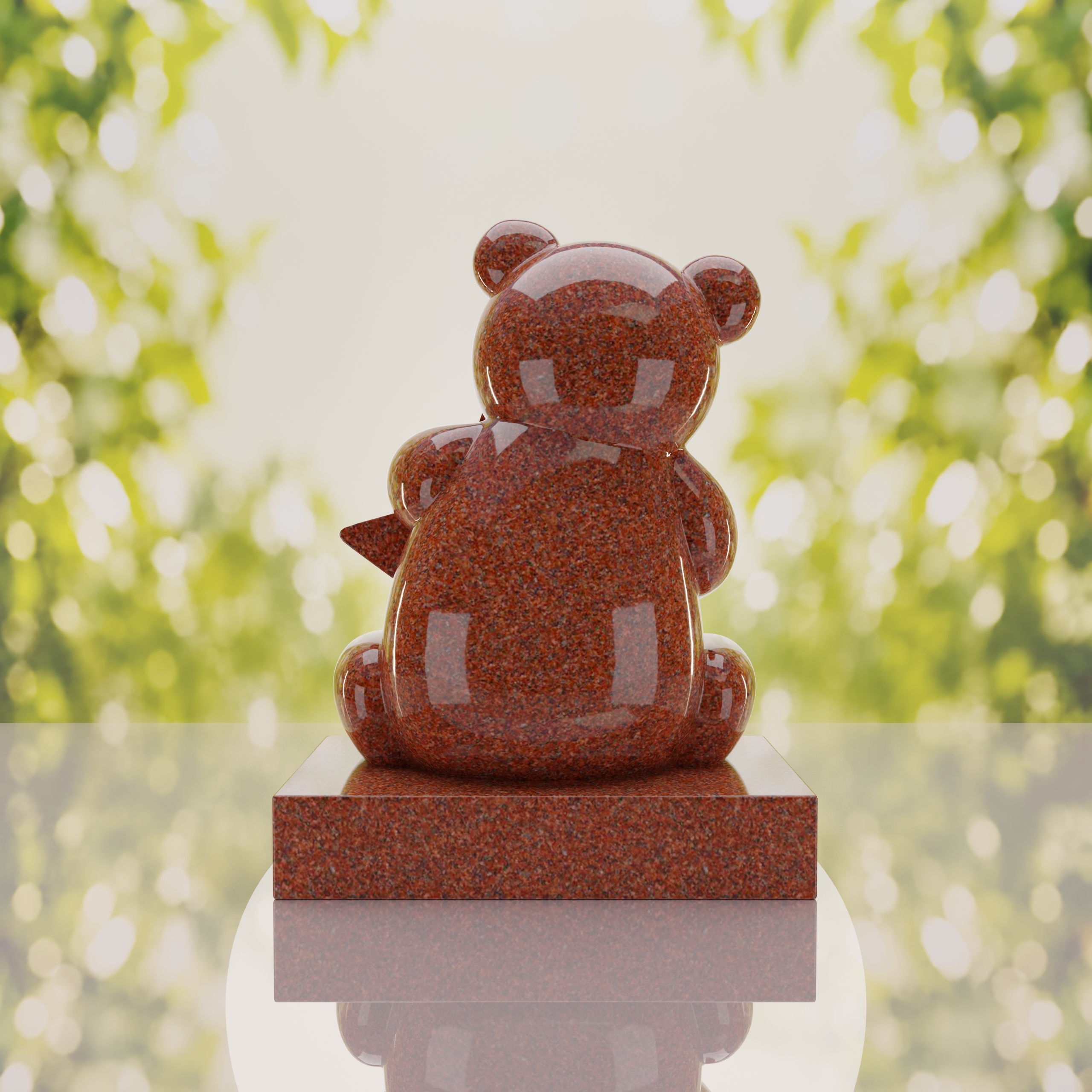 Teddy Bear Star Child Headstone thumbnail 3