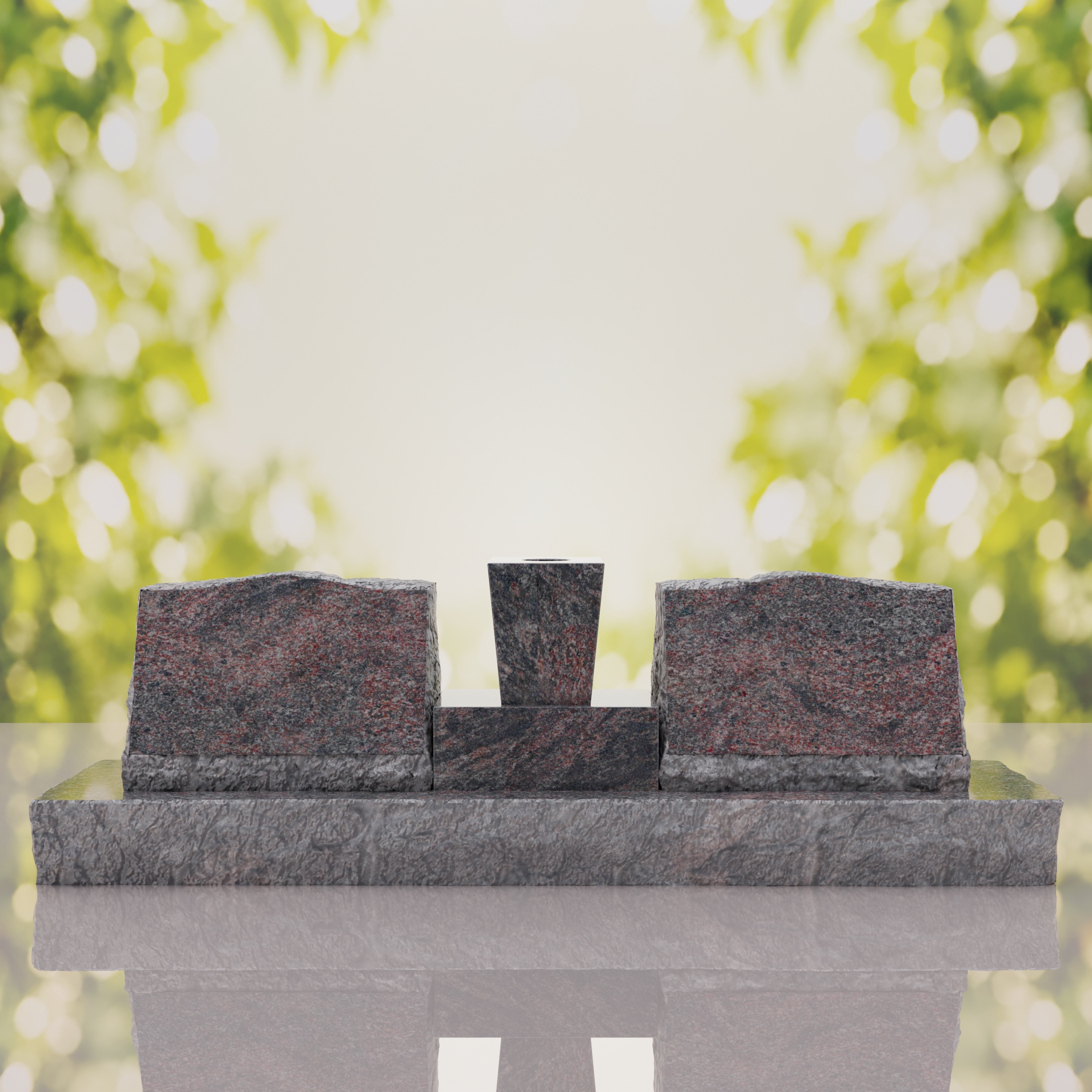 Slant Companion Headstone thumbnail 5