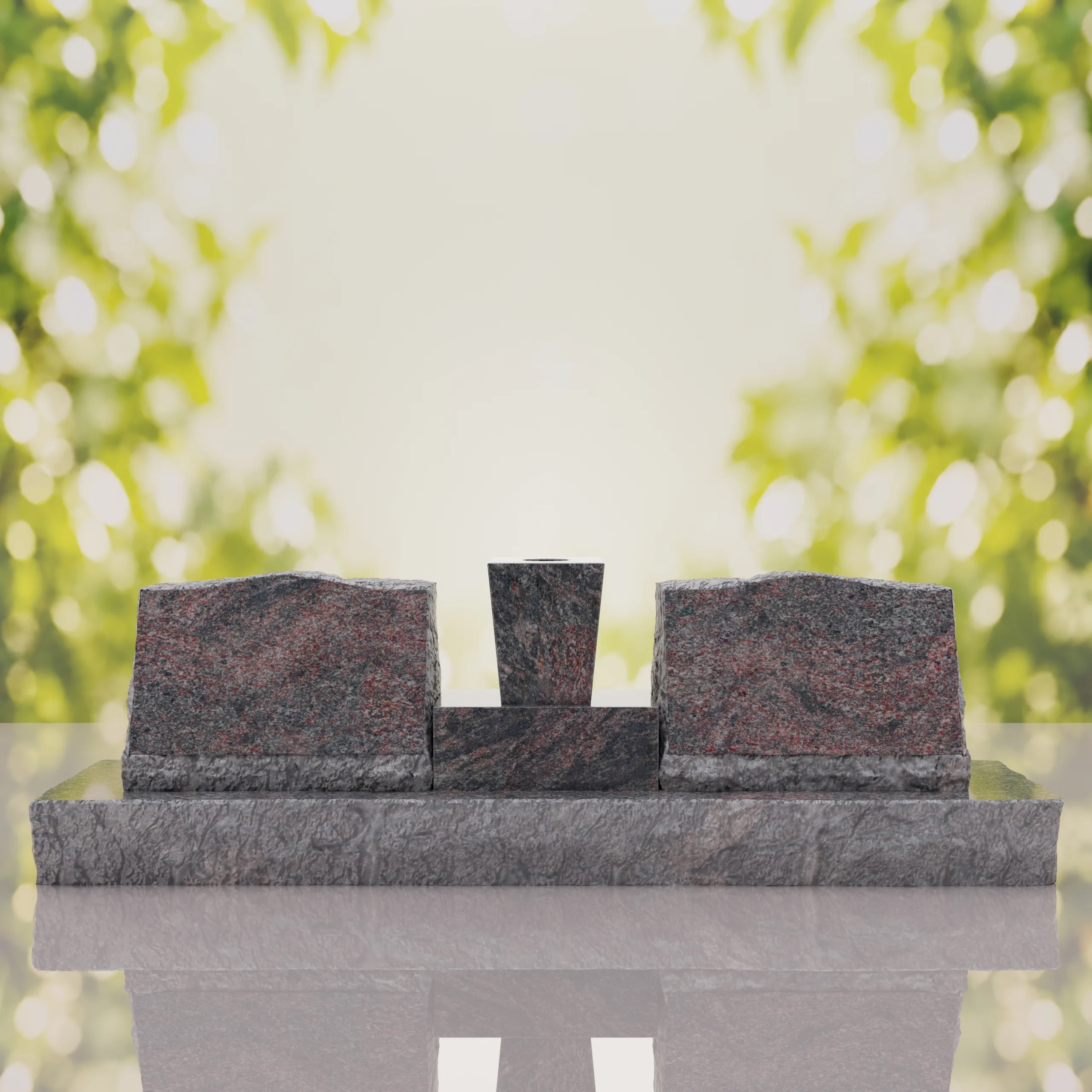 Slant Companion Headstone thumbnail 5
