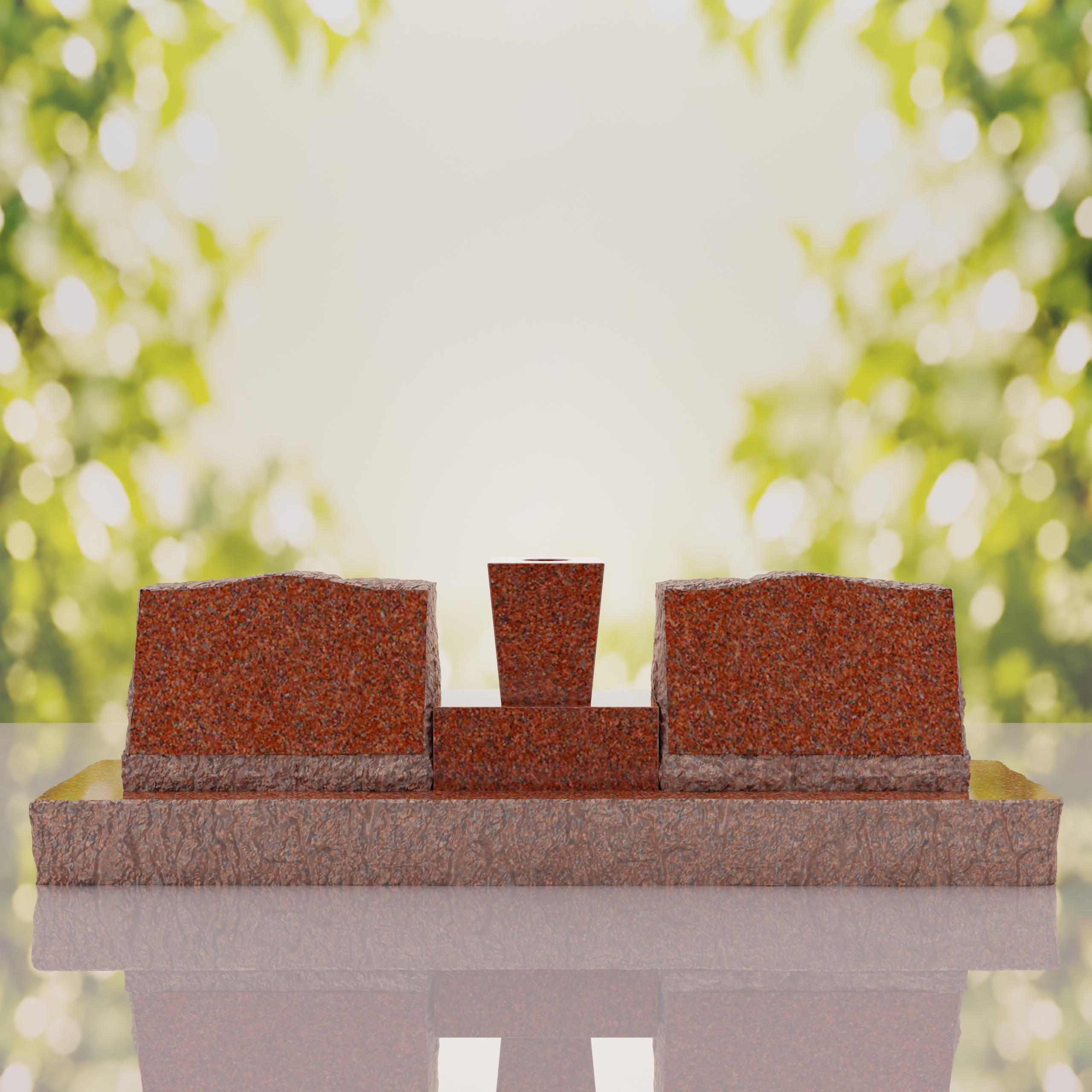 Slant Companion Headstone thumbnail 2