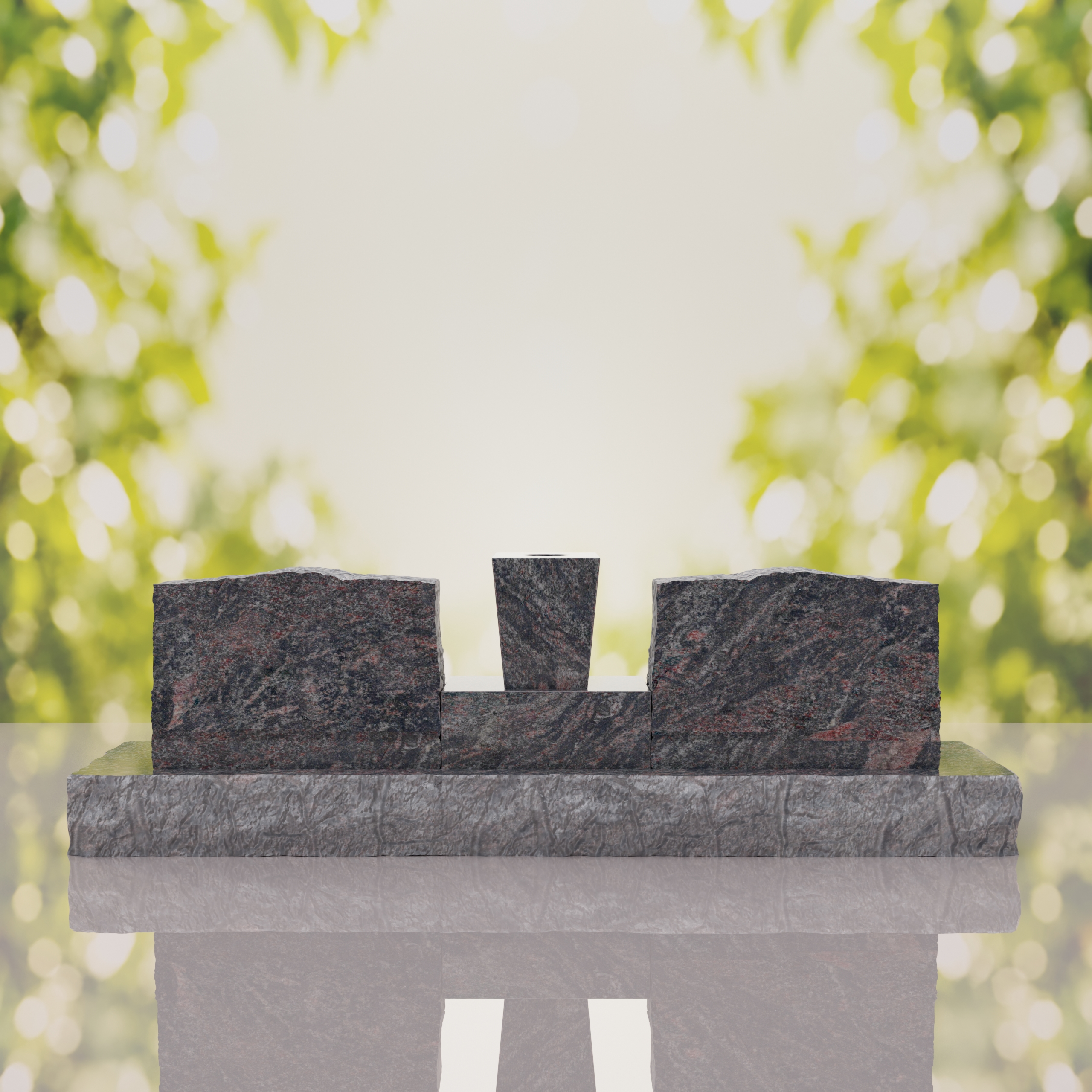 Slant Companion Headstone thumbnail 6