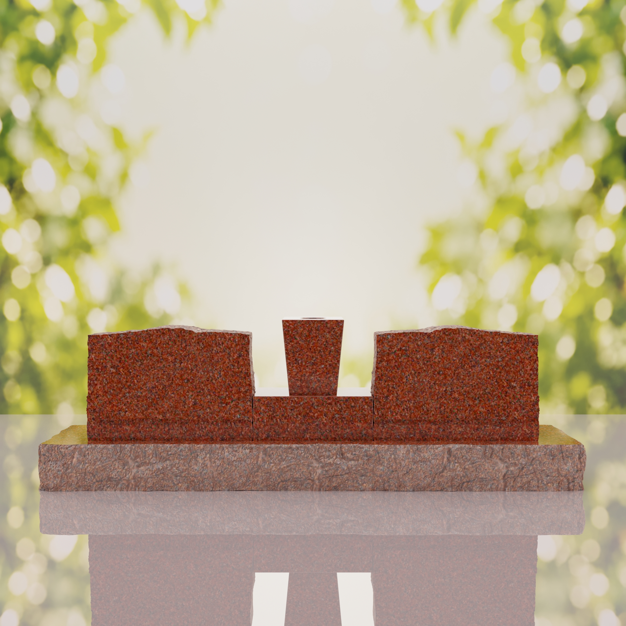 Slant Companion Headstone thumbnail 3