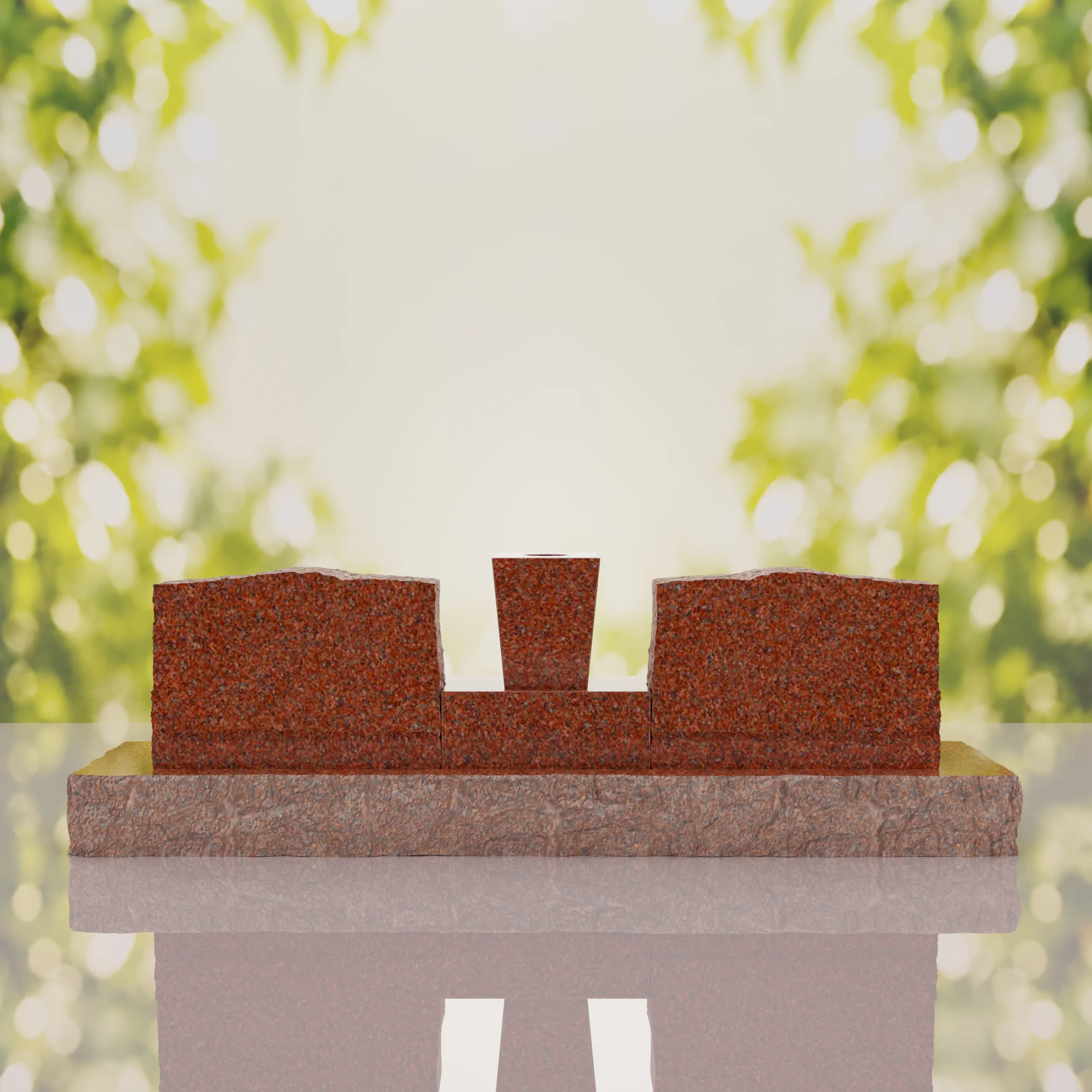 Slant Companion Headstone thumbnail 3