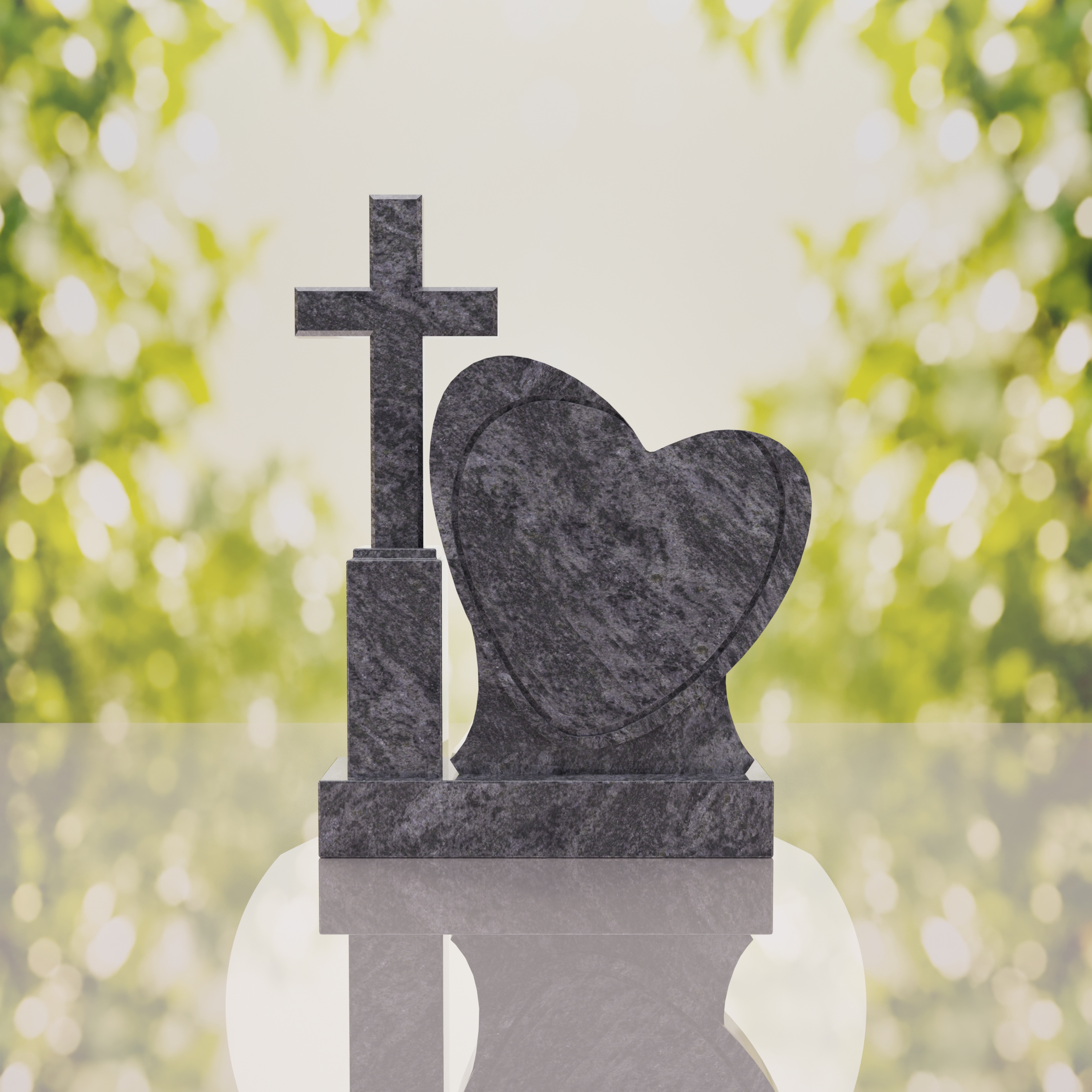 Comfort Heart & Cross Memorial Monument thumbnail 2