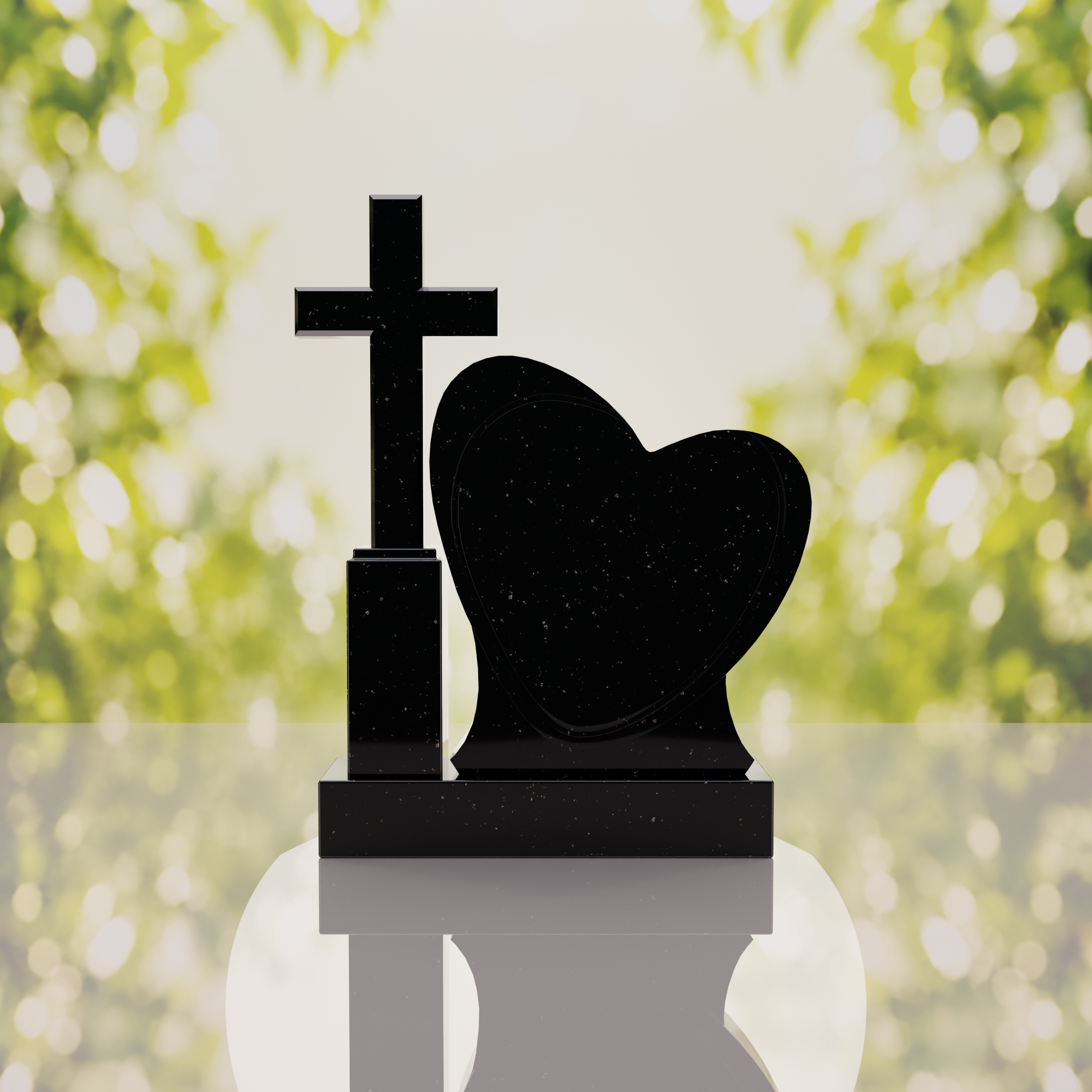 Comfort Heart & Cross Memorial Monument thumbnail 5