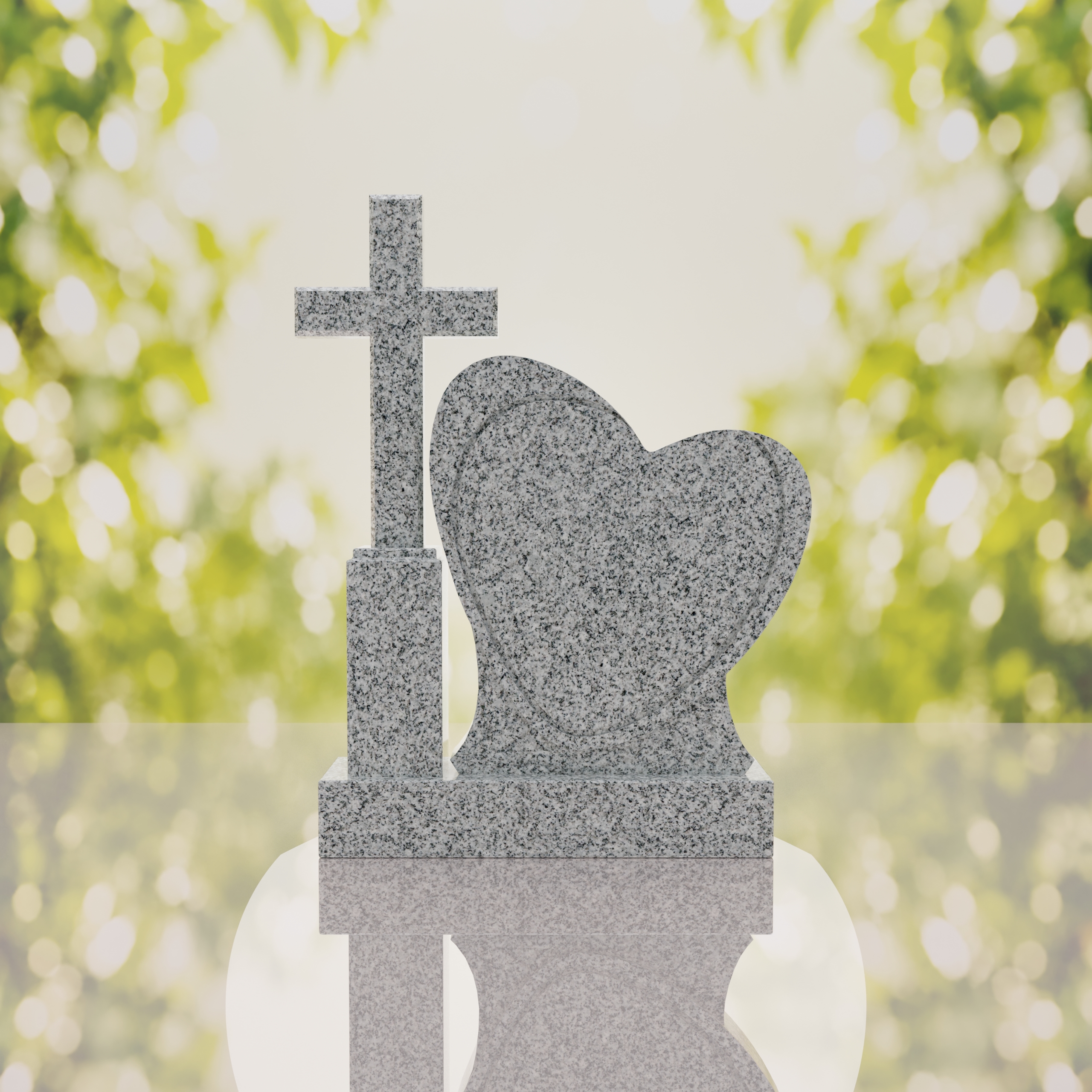 Comfort Heart & Cross Memorial Monument thumbnail 8