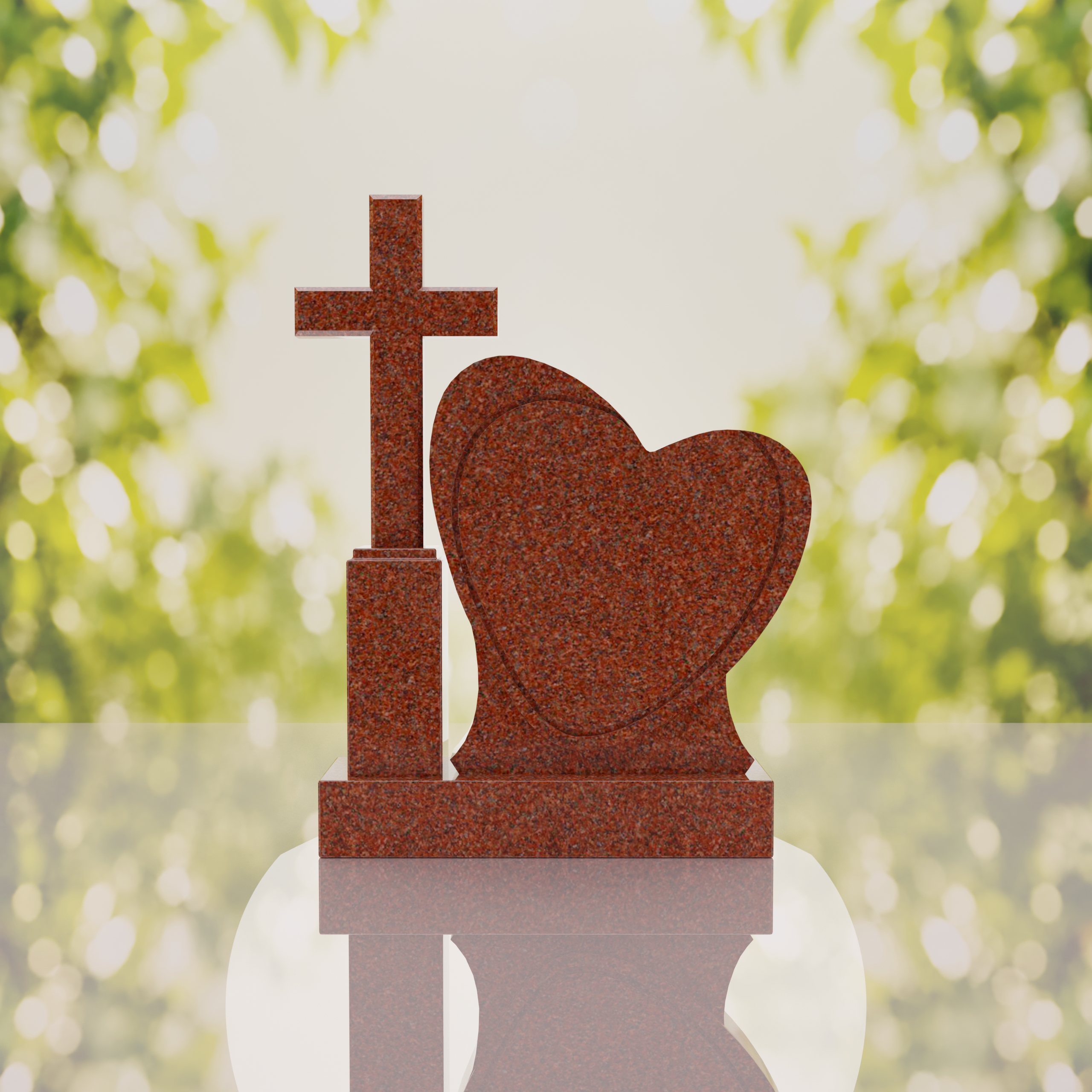 Comfort Heart & Cross Memorial Monument thumbnail 14