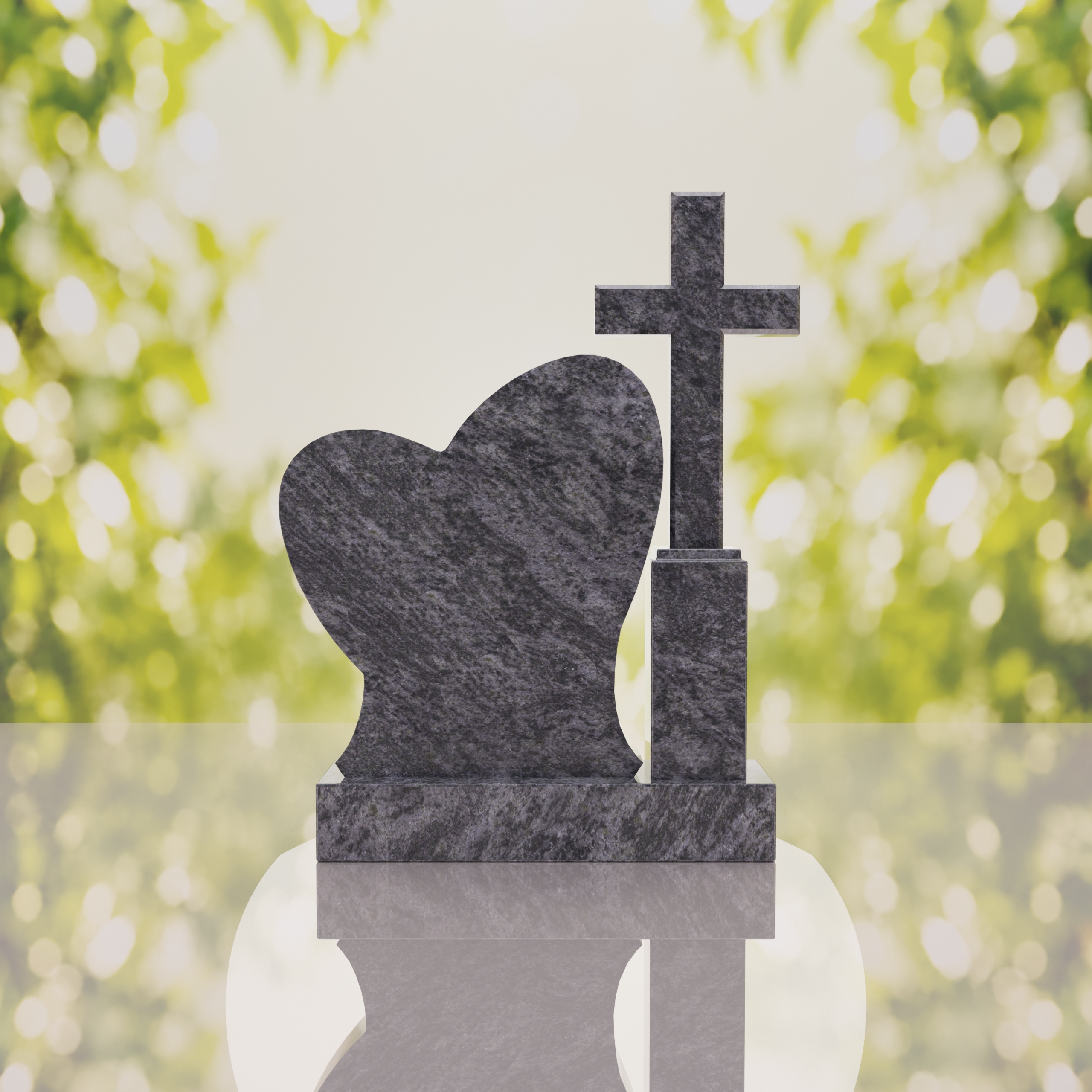 Comfort Heart & Cross Memorial Monument thumbnail 4