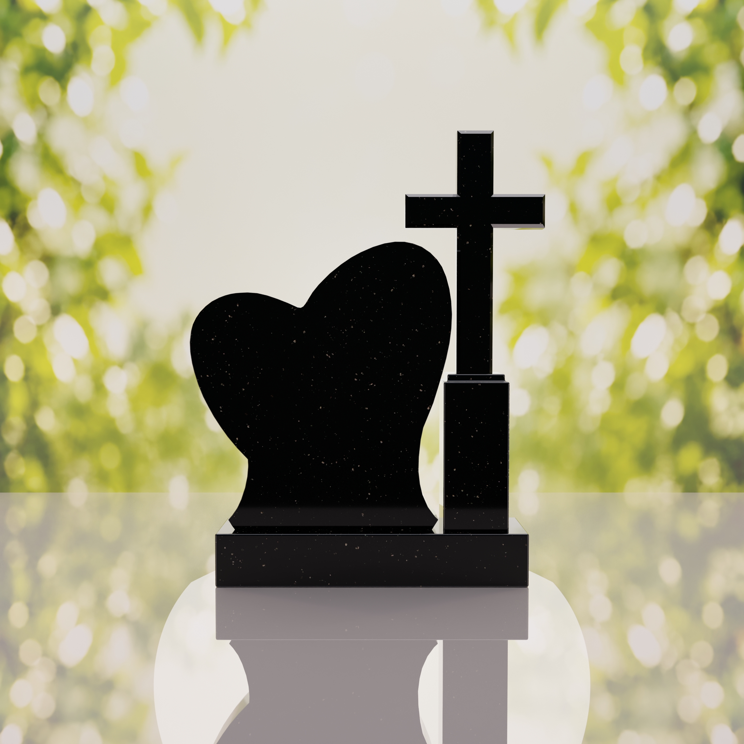 Comfort Heart & Cross Memorial Monument thumbnail 7