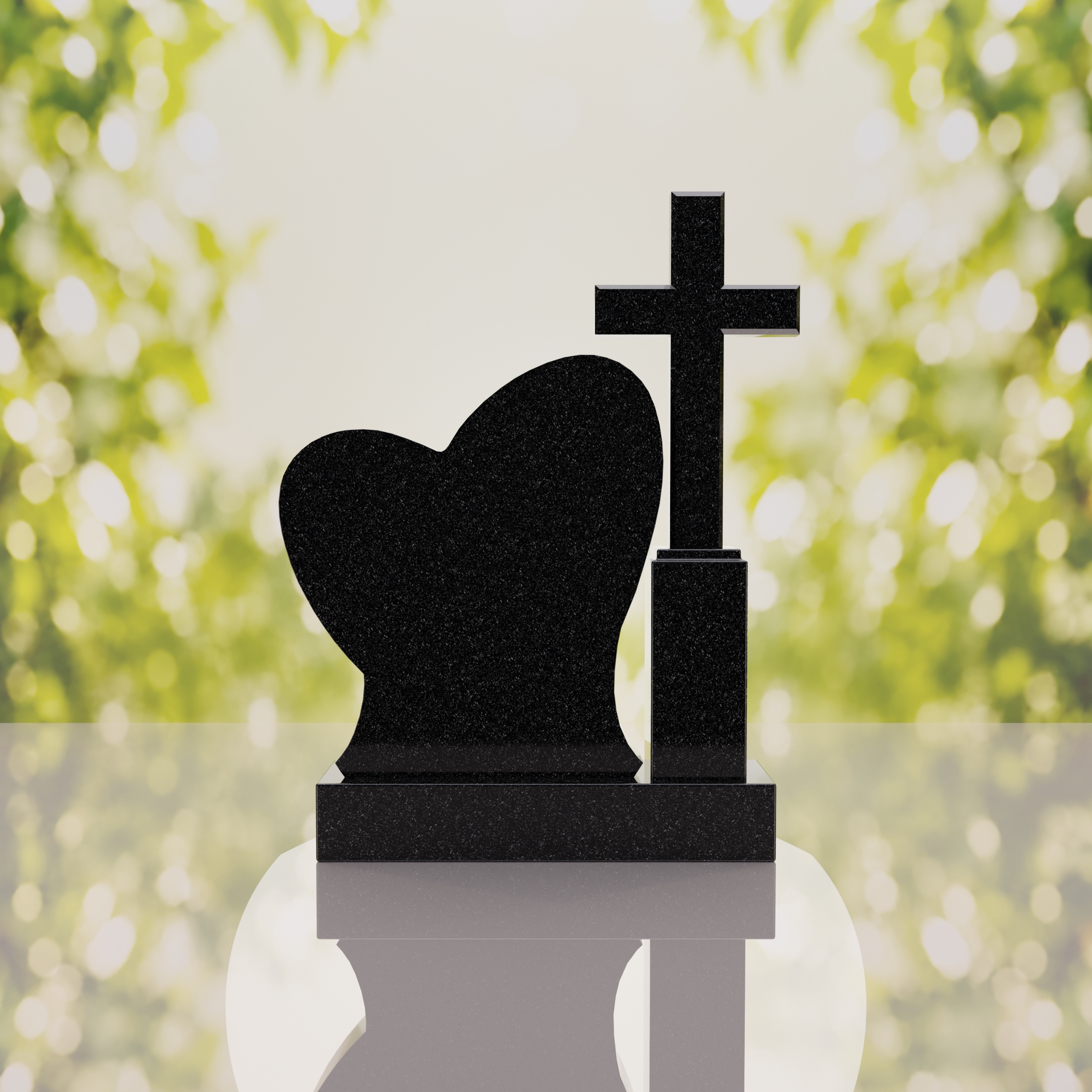 Comfort Heart & Cross Memorial Monument thumbnail 13