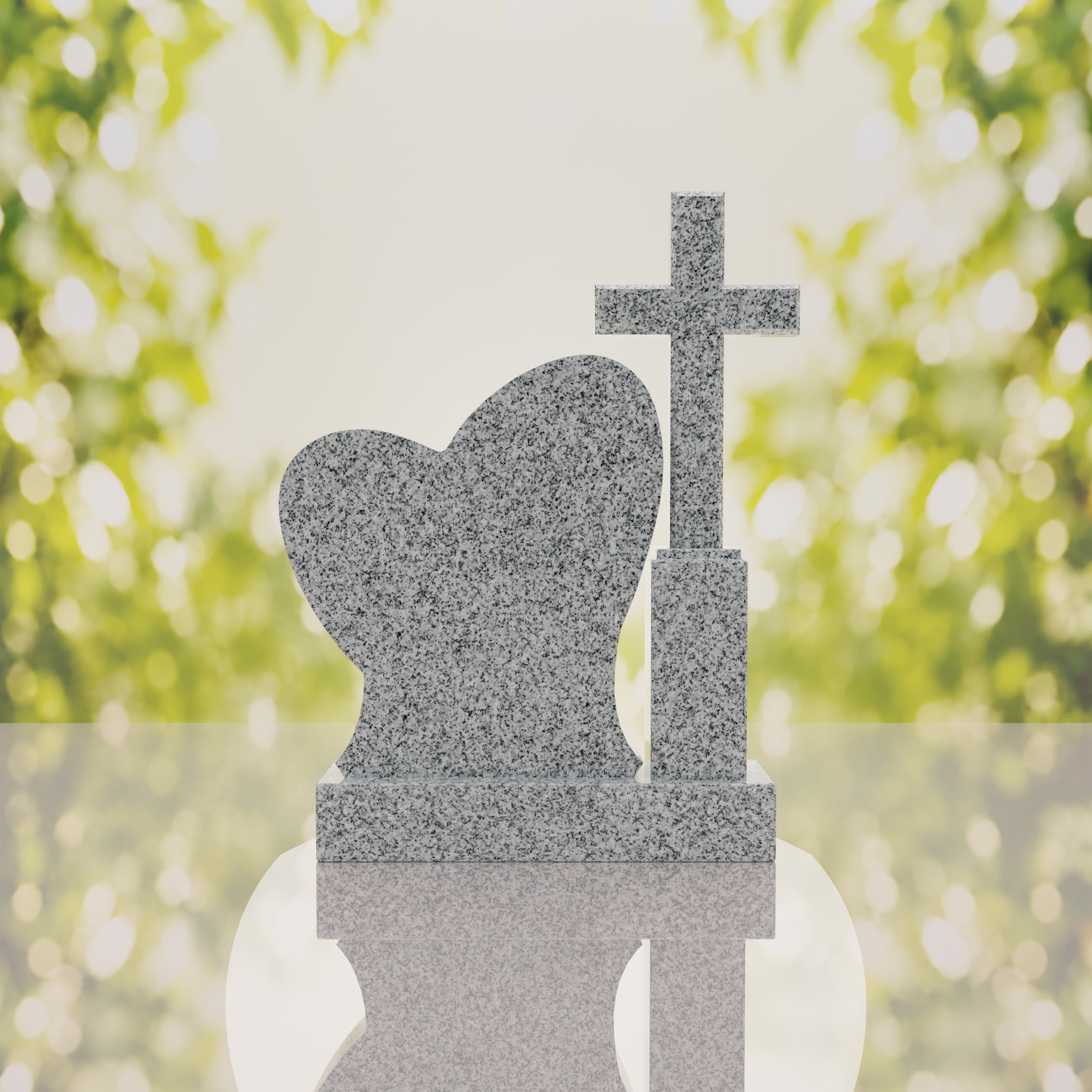 Comfort Heart & Cross Memorial Monument thumbnail 10
