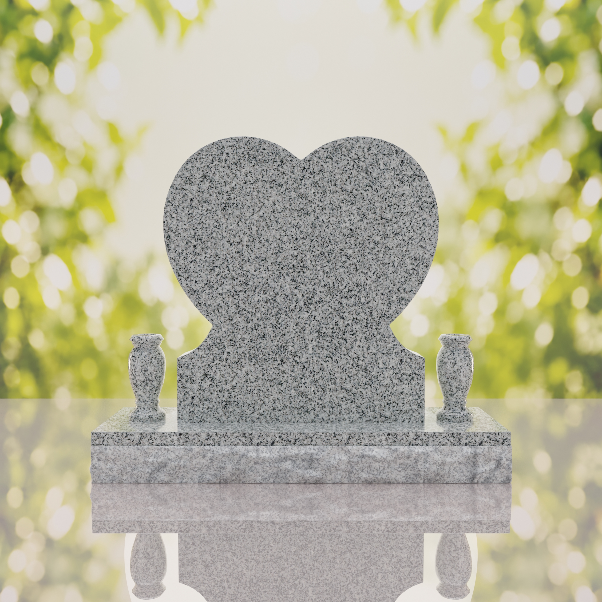 Rose Heart Headstone thumbnail 9
