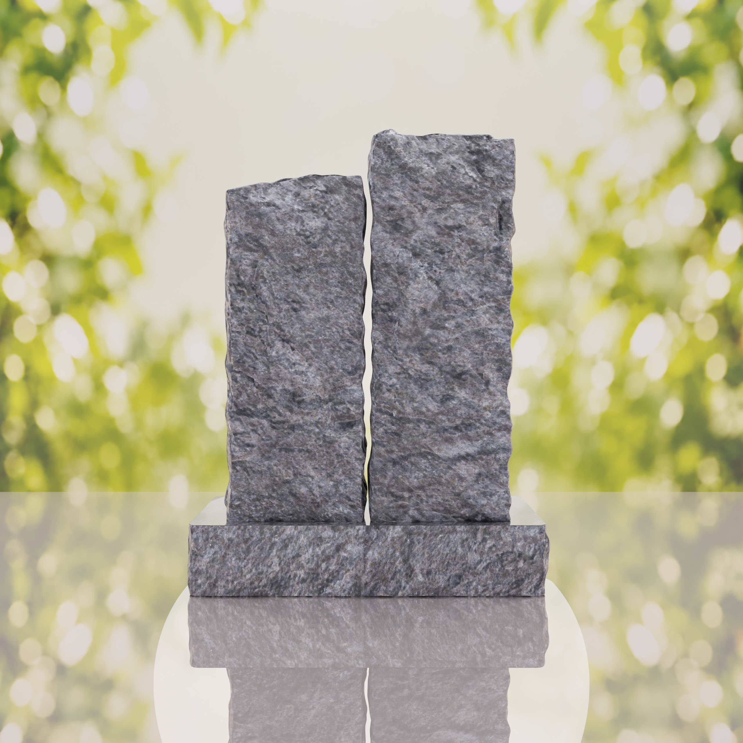 Broken Heart Companion Headstone thumbnail 4