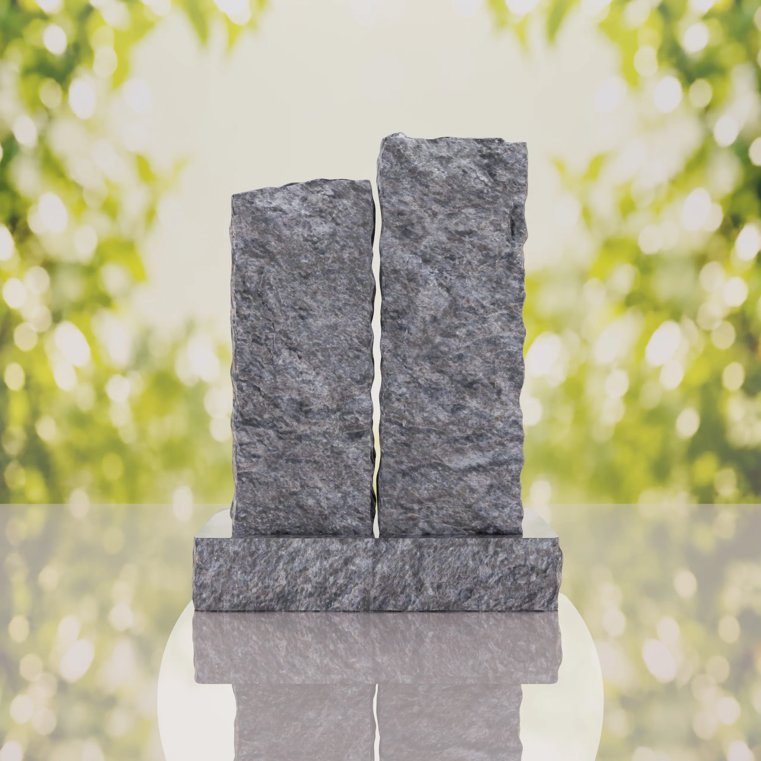 Broken Heart Companion Headstone thumbnail 4