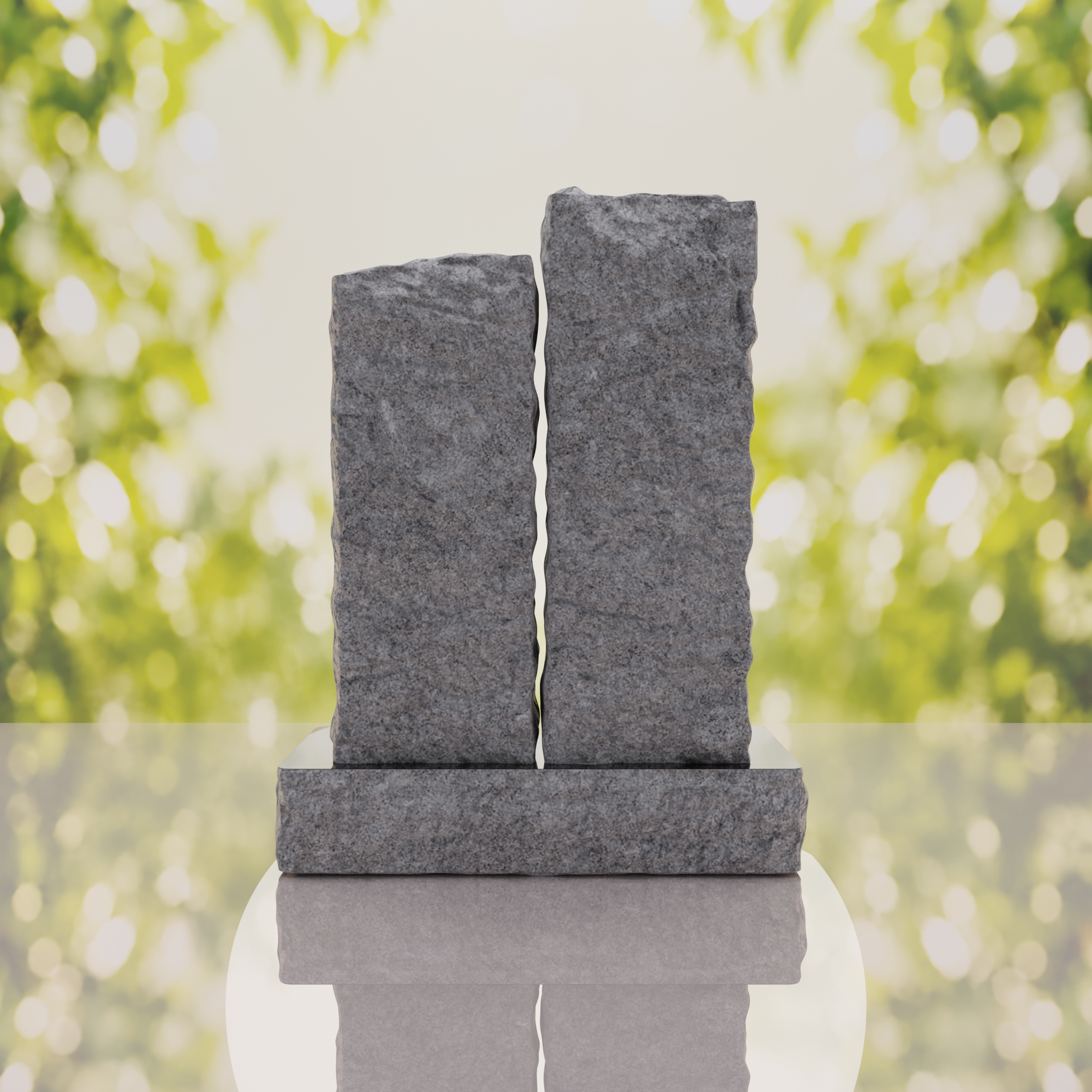 Broken Heart Companion Headstone thumbnail 7