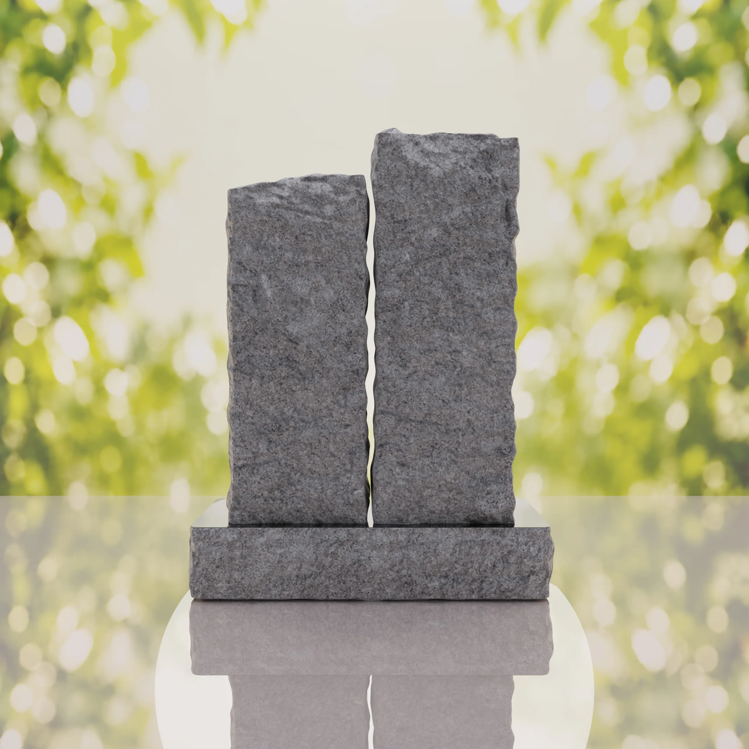 Broken Heart Companion Headstone thumbnail 7