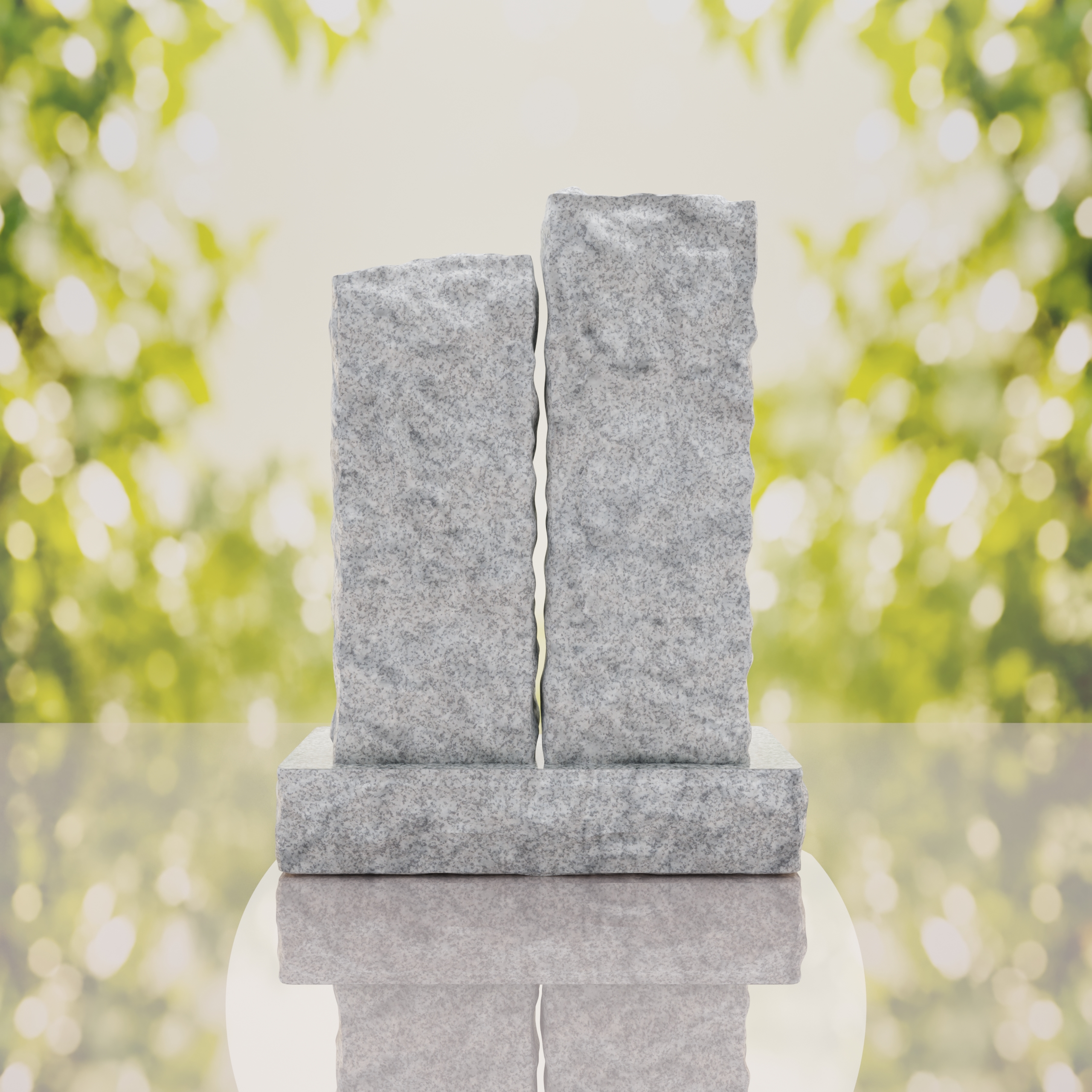 Broken Heart Companion Headstone thumbnail 10