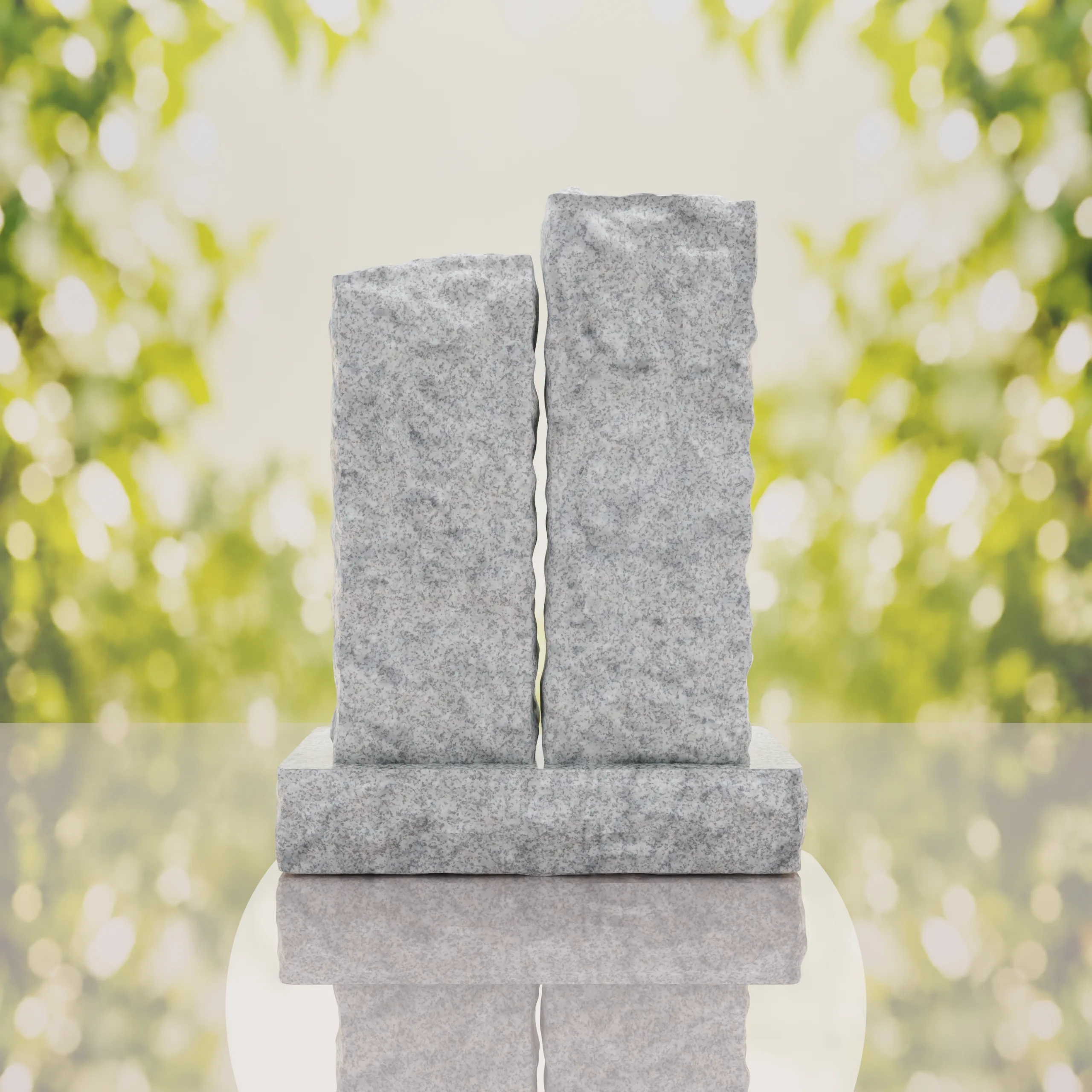 Broken Heart Companion Headstone thumbnail 10