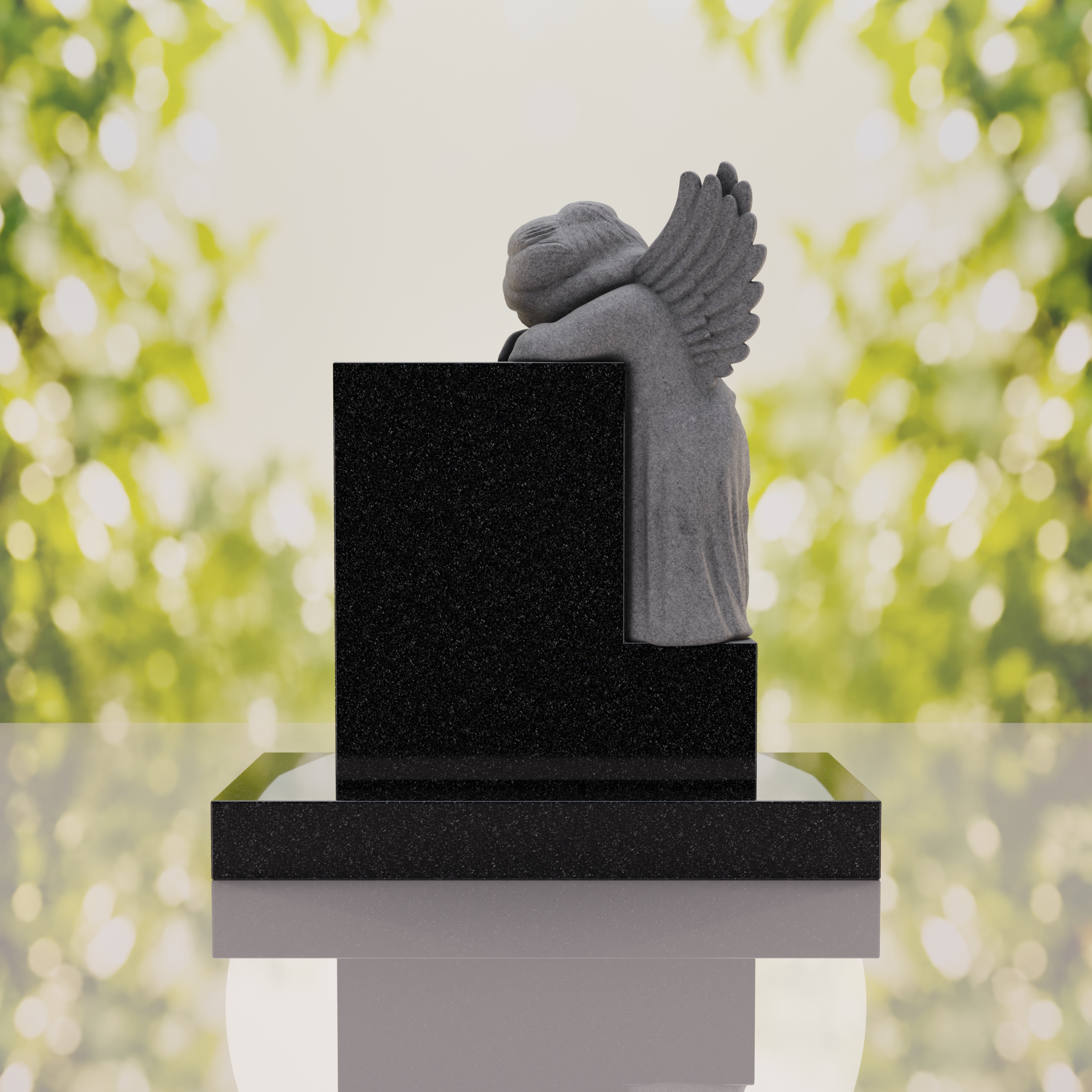 Sleeping Angel Upright Headstone thumbnail 12