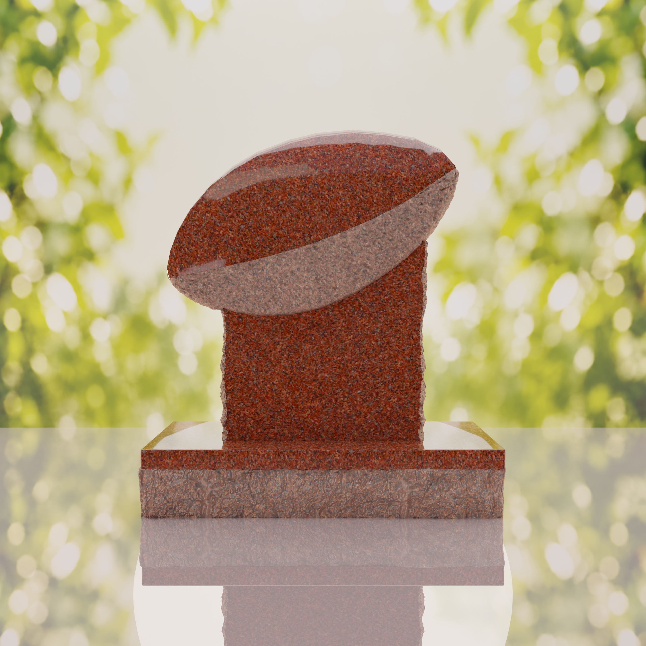 Rugby Ball Headstone thumbnail 14