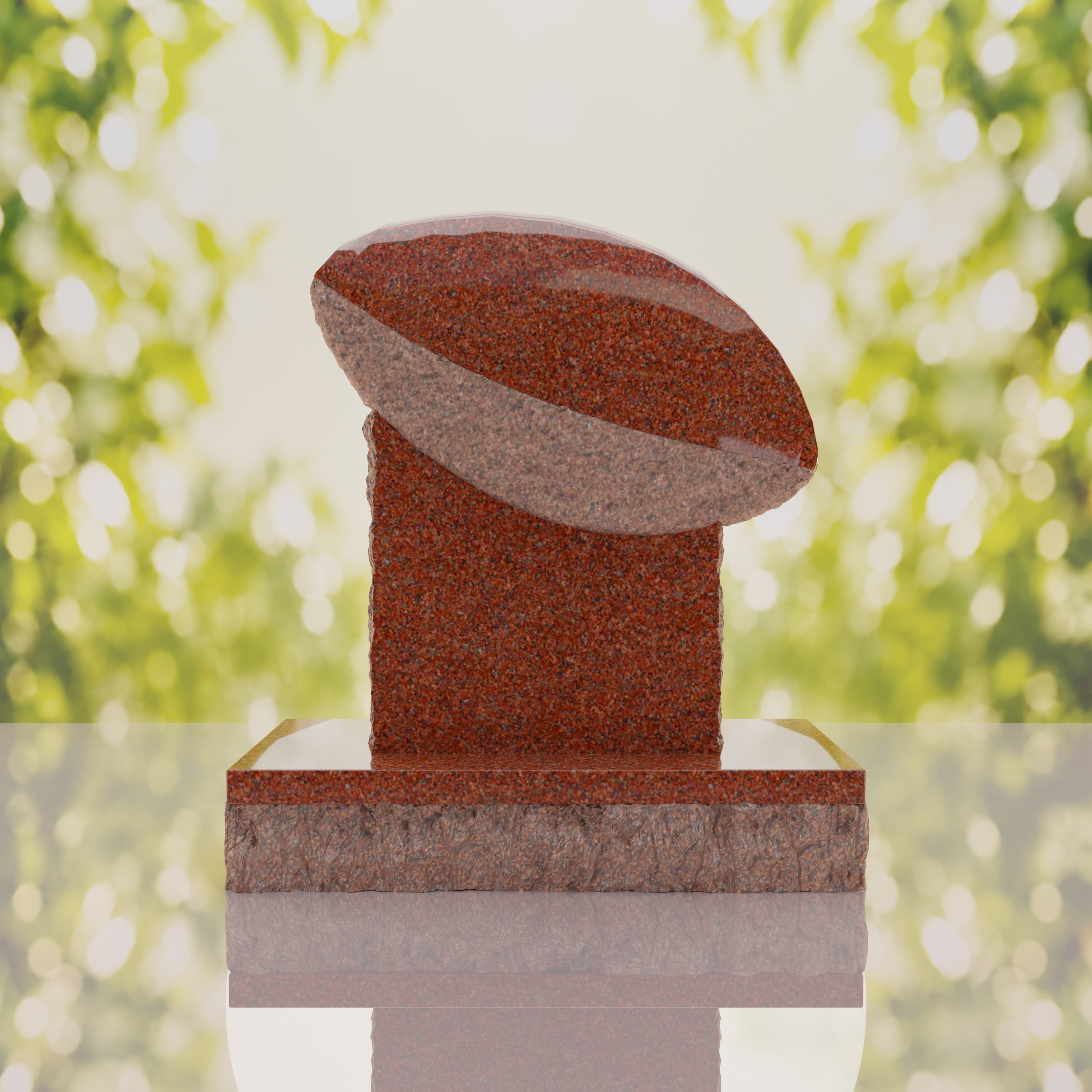 Rugby Ball Headstone thumbnail 15