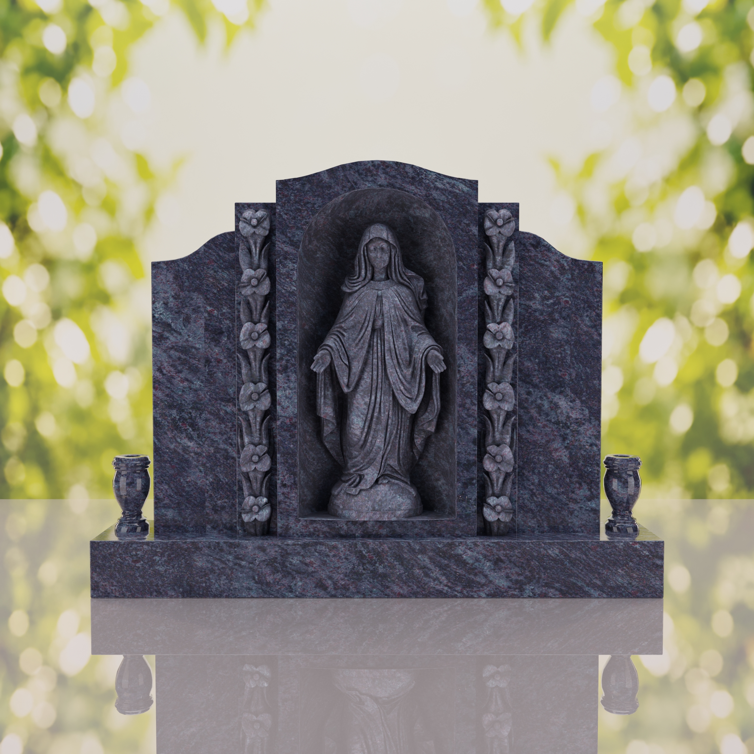 Companion Madonna Upright Headstone thumbnail 14
