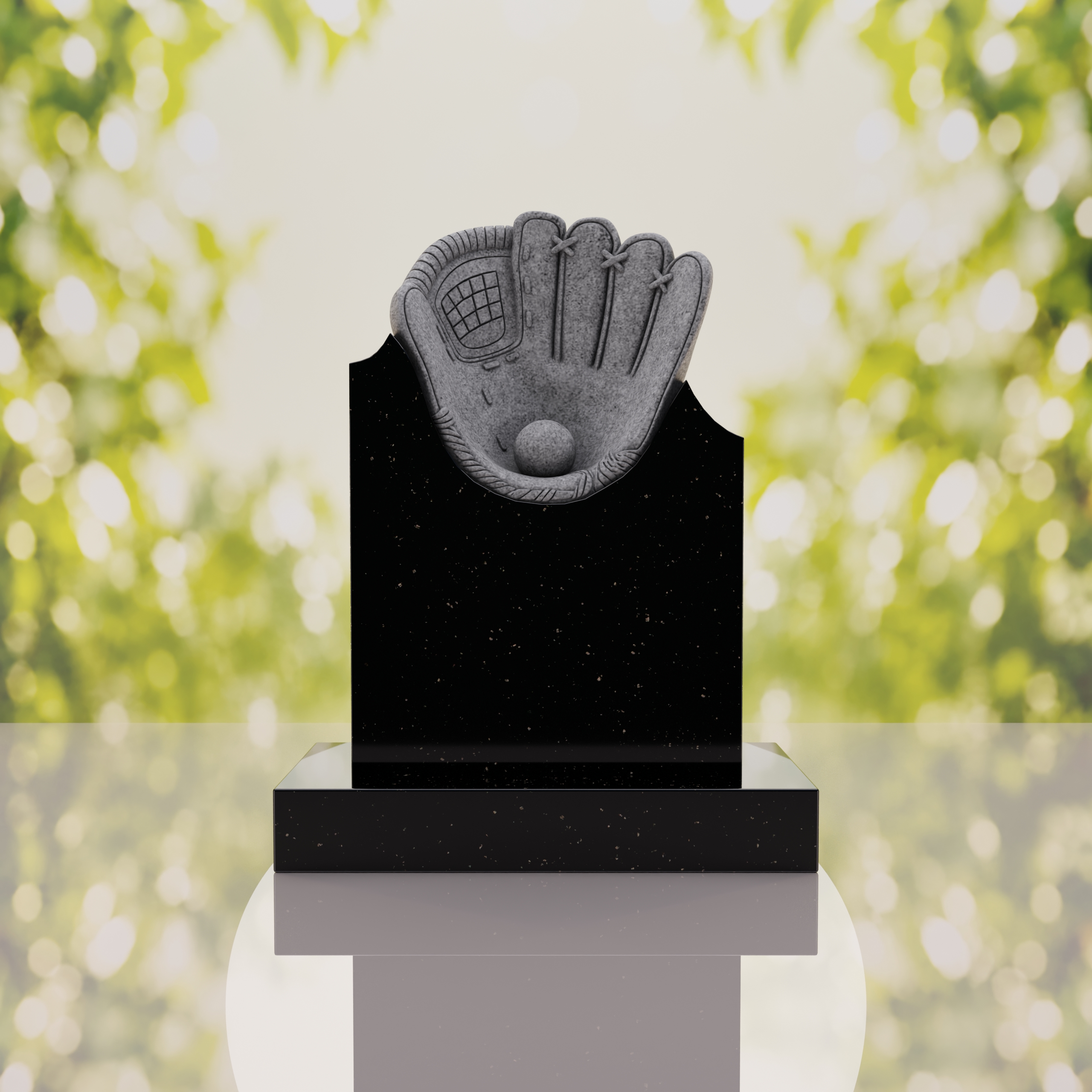 Baseball Glove Headstone thumbnail 6