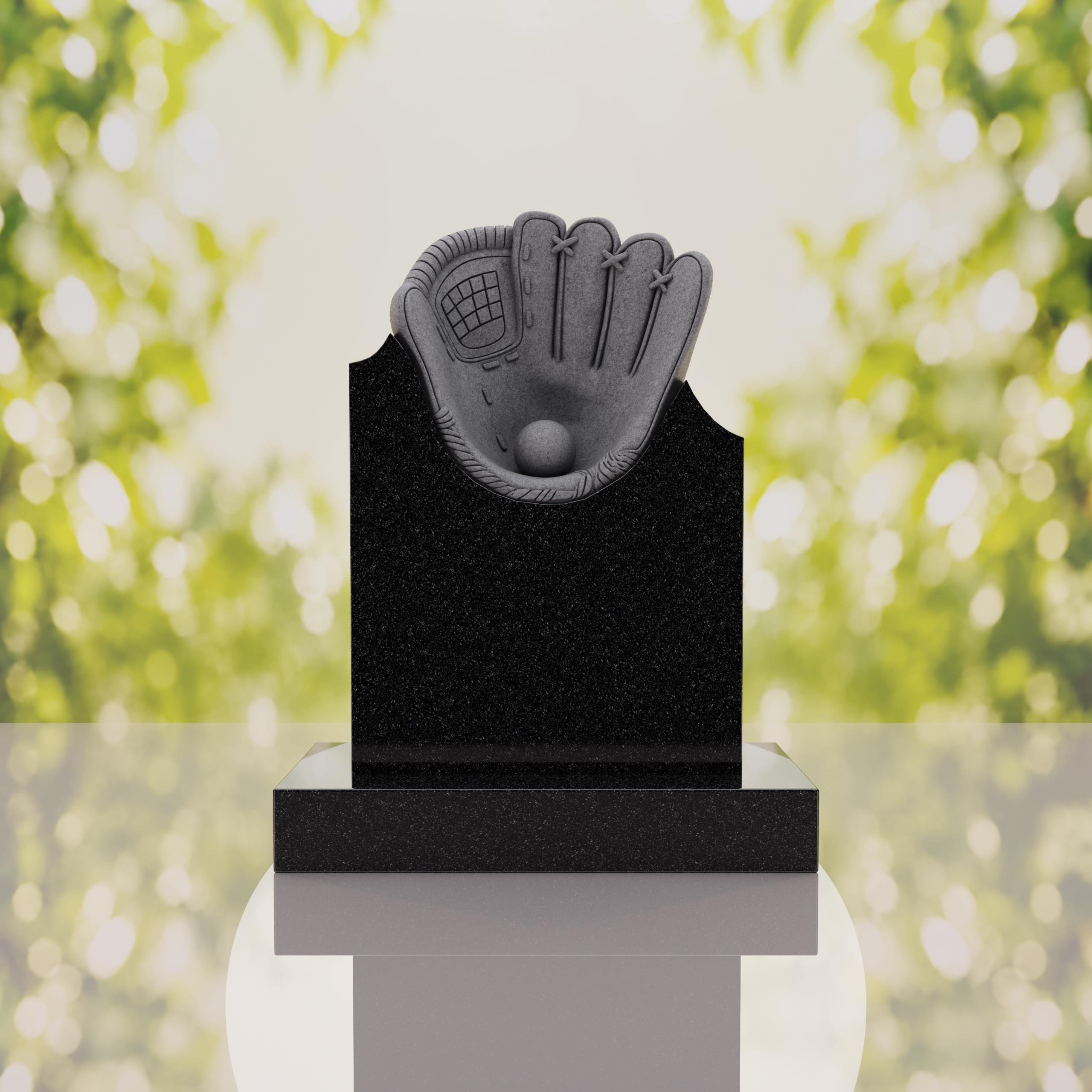 Baseball Glove Headstone thumbnail 12