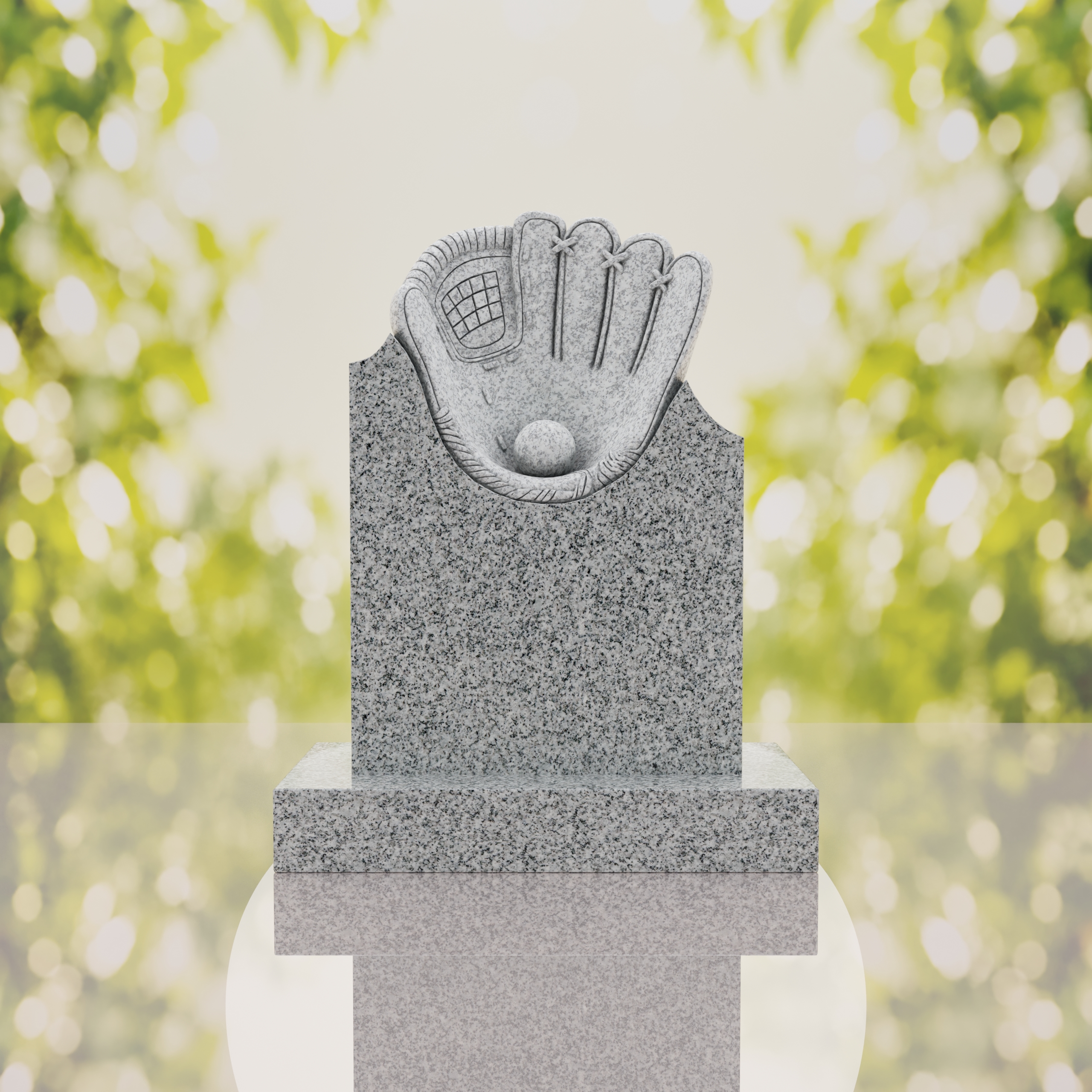Baseball Glove Headstone thumbnail 9