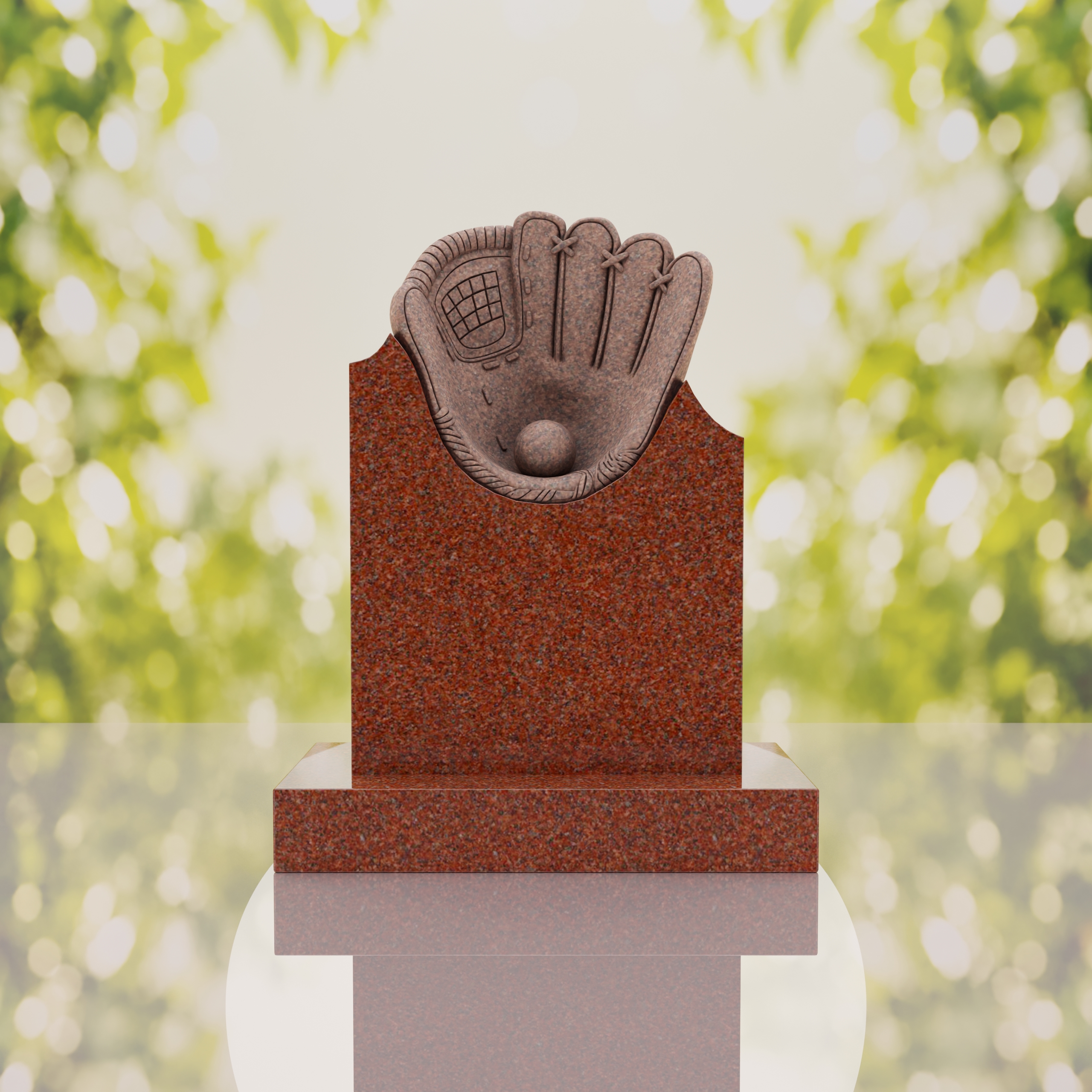 Baseball Glove Headstone thumbnail 15
