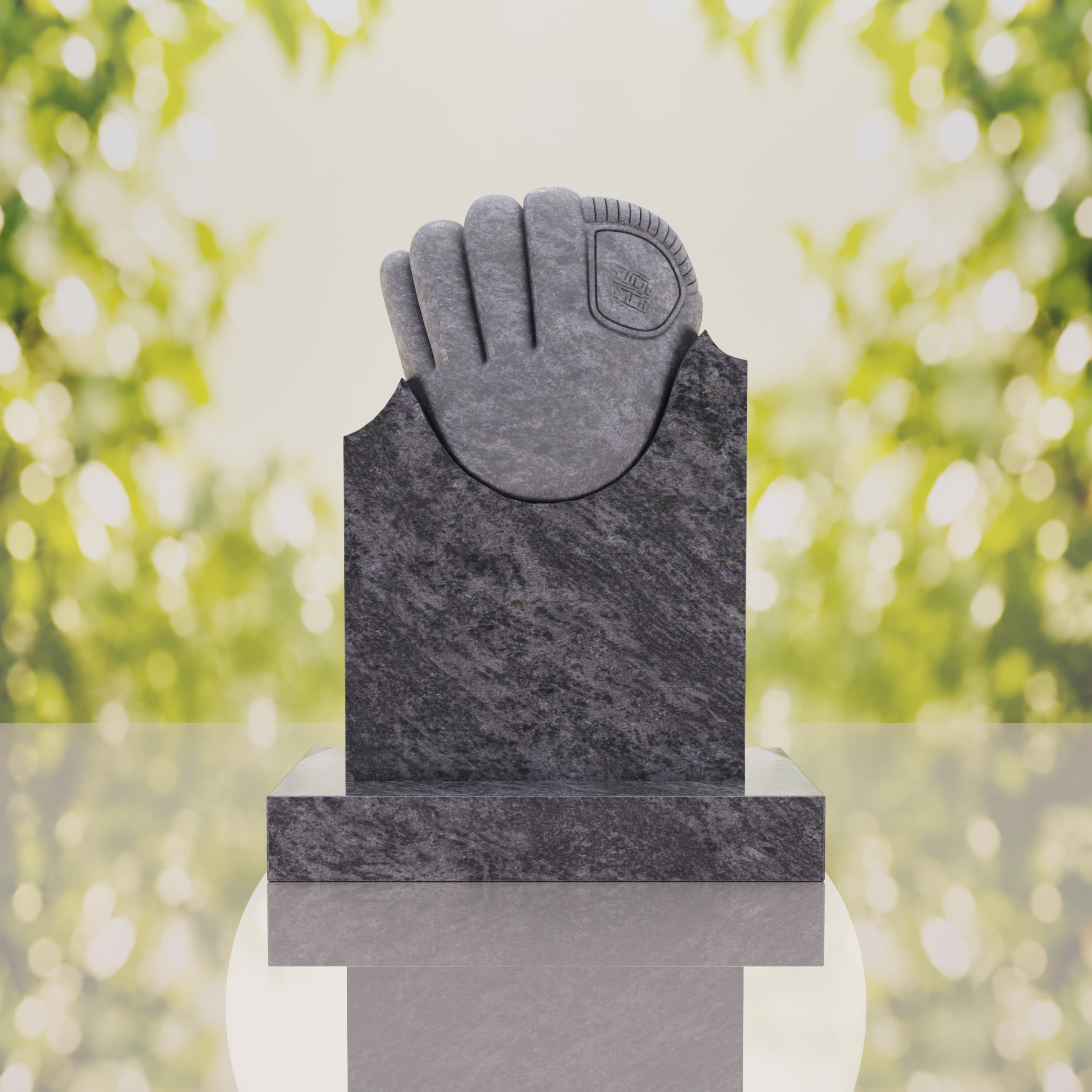 Baseball Glove Headstone thumbnail 4