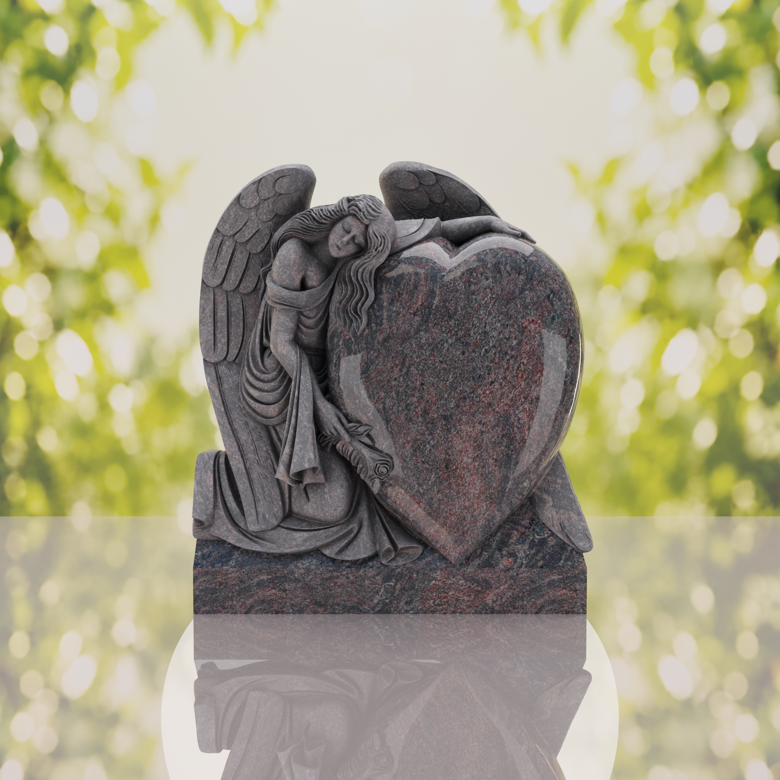 Guardian Angel Heart Memorial thumbnail 5