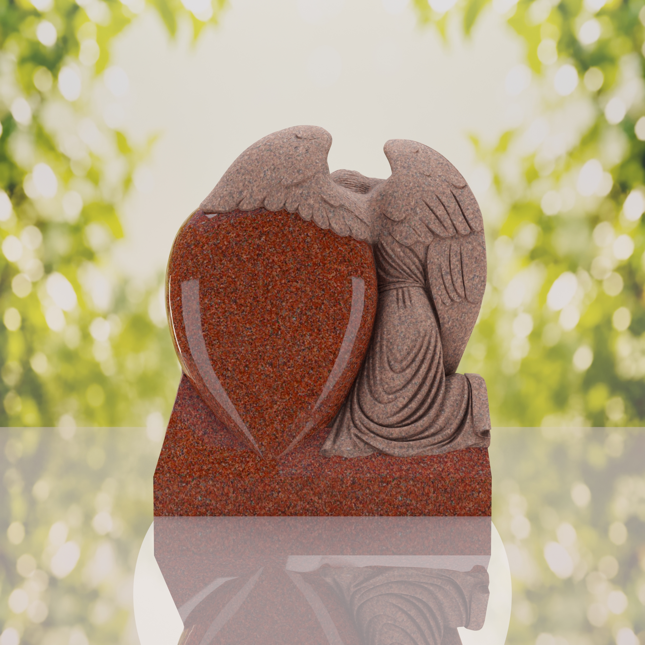 Guardian Angel Heart Memorial thumbnail 3