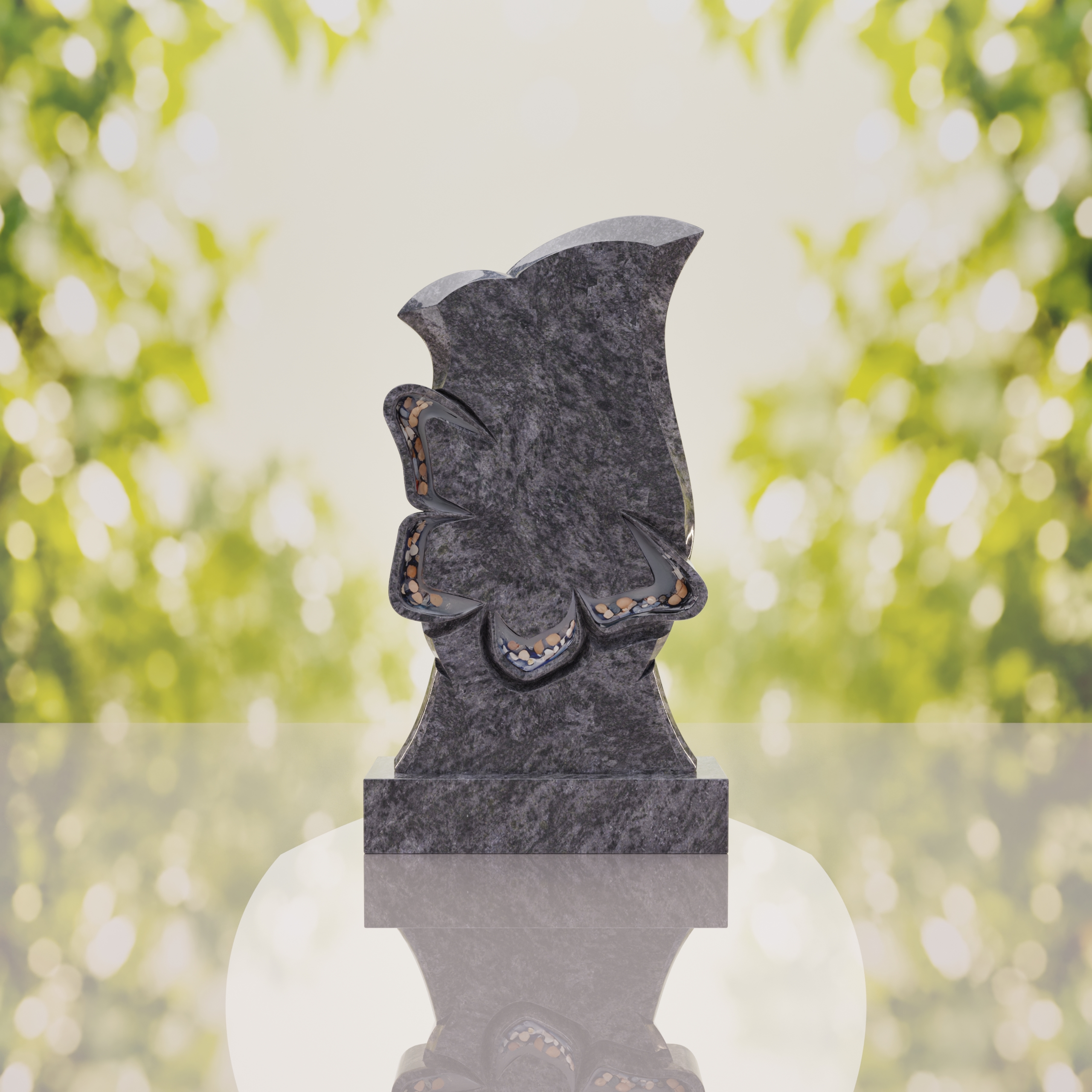 Floral Butterfly Child Headstone thumbnail 3