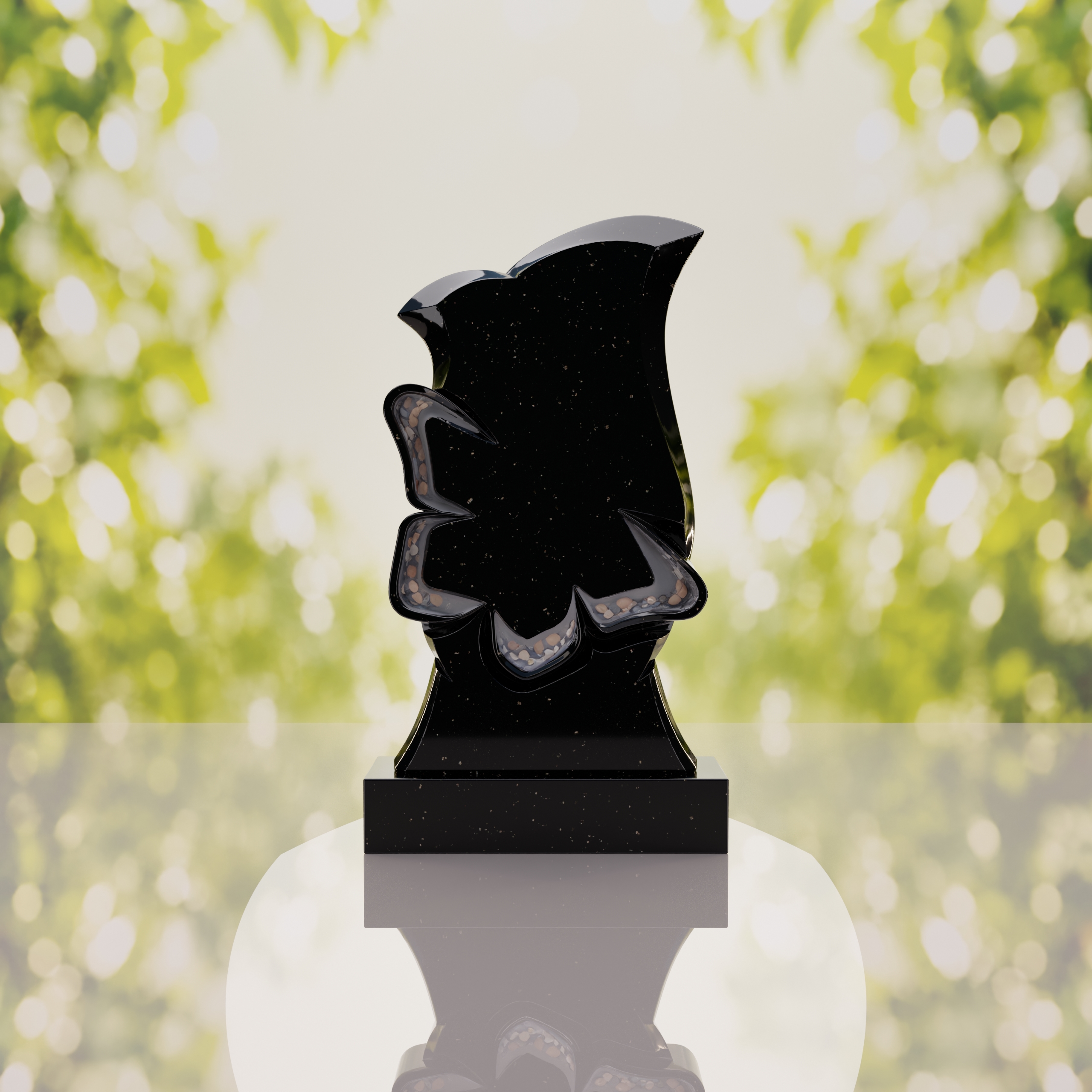 Floral Butterfly Child Headstone thumbnail 5