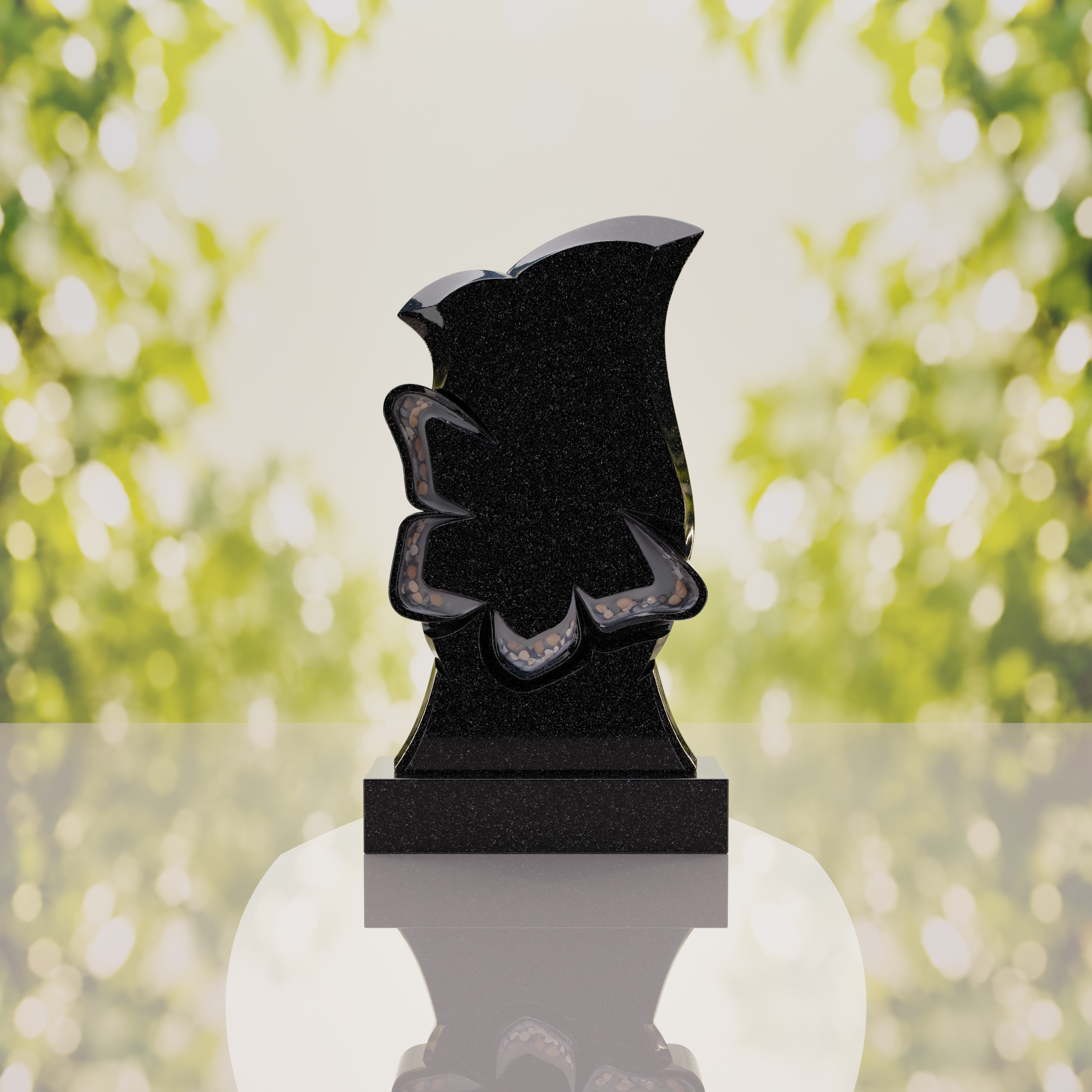 Floral Butterfly Child Headstone thumbnail 11