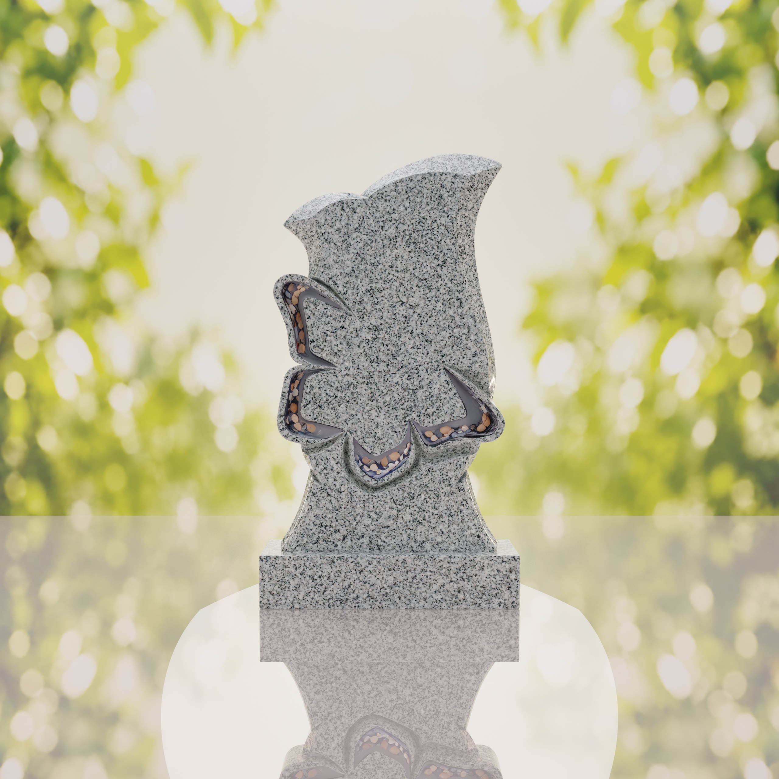Floral Butterfly Child Headstone thumbnail 8
