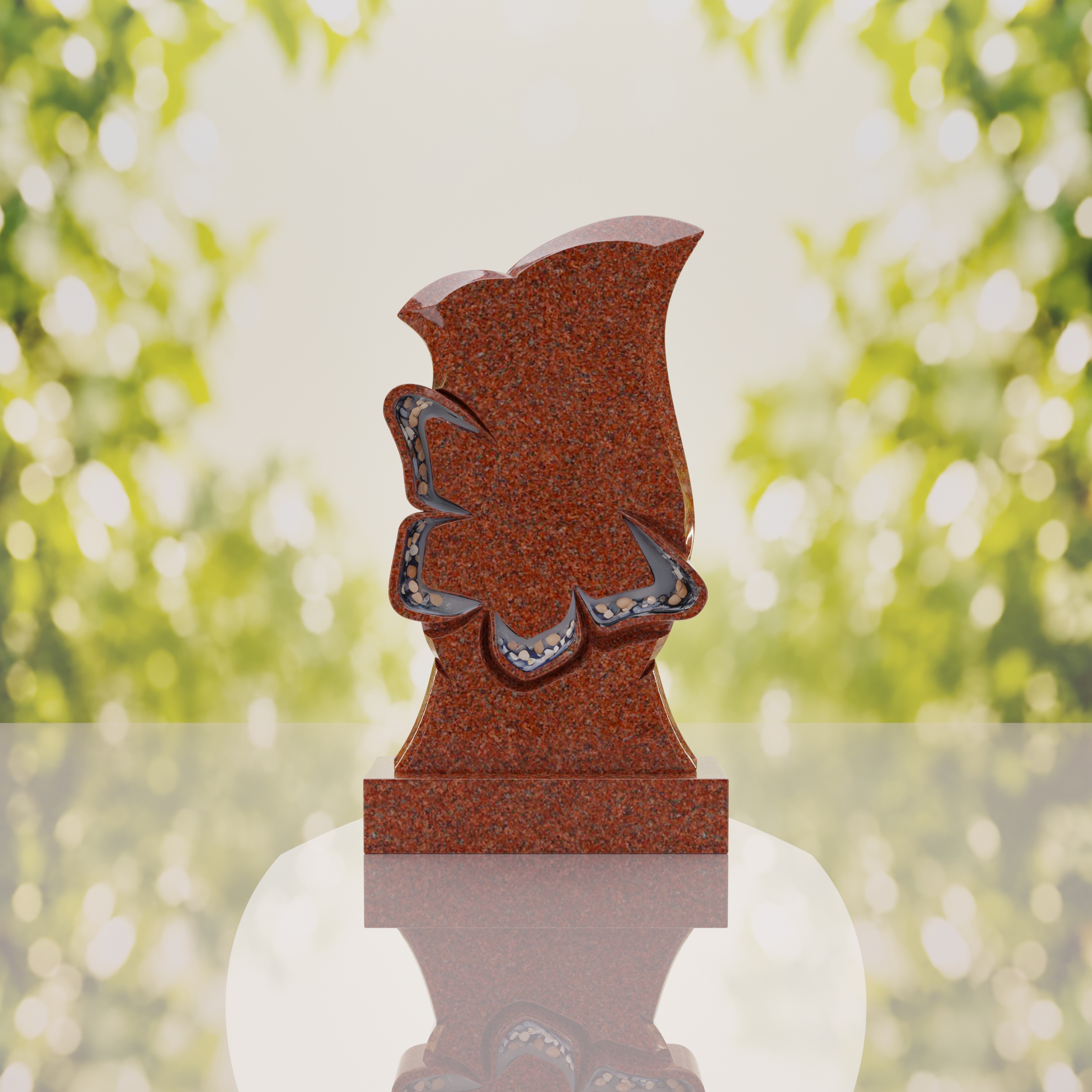 Floral Butterfly Child Headstone thumbnail 14