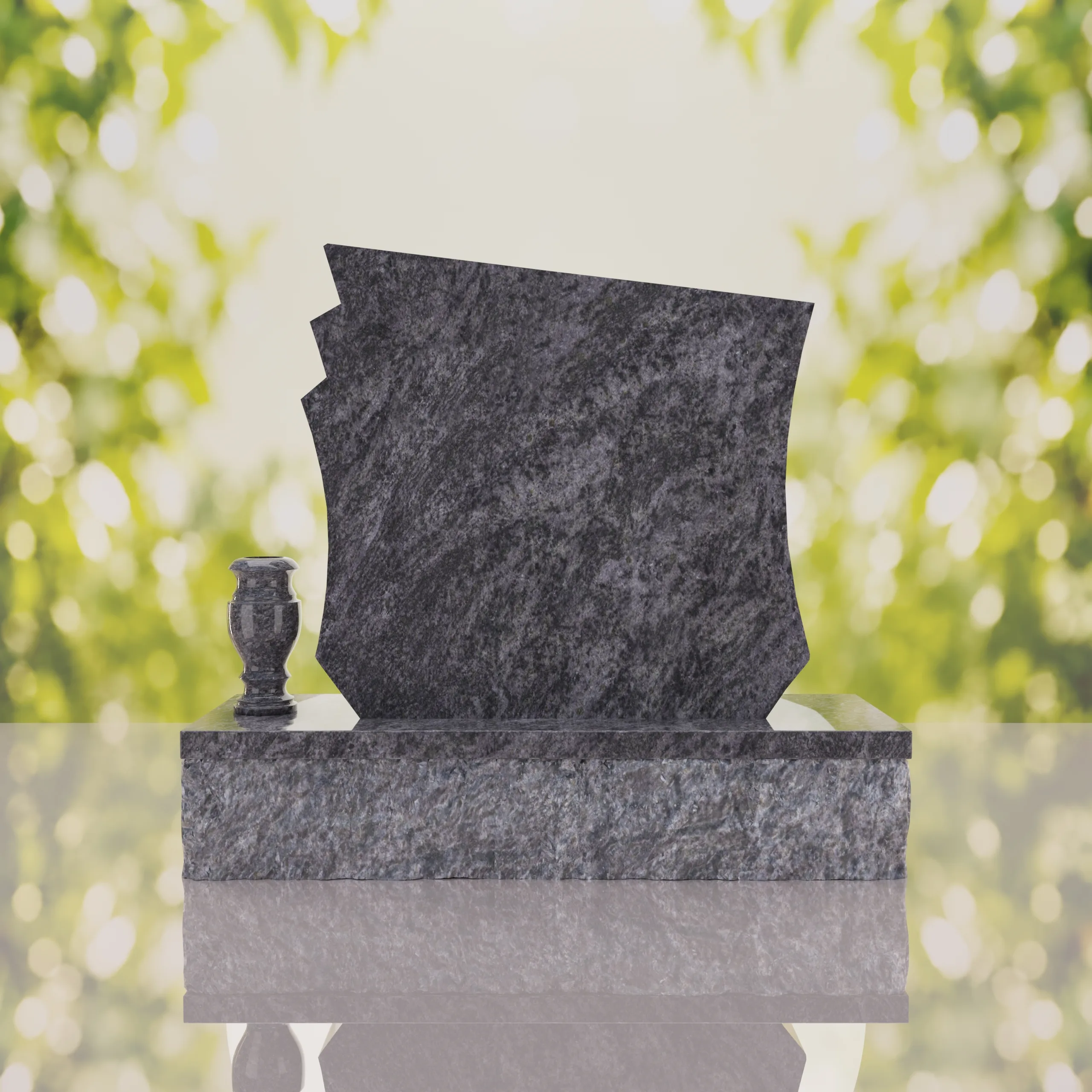 Modern Mary Upright Headstone thumbnail 4