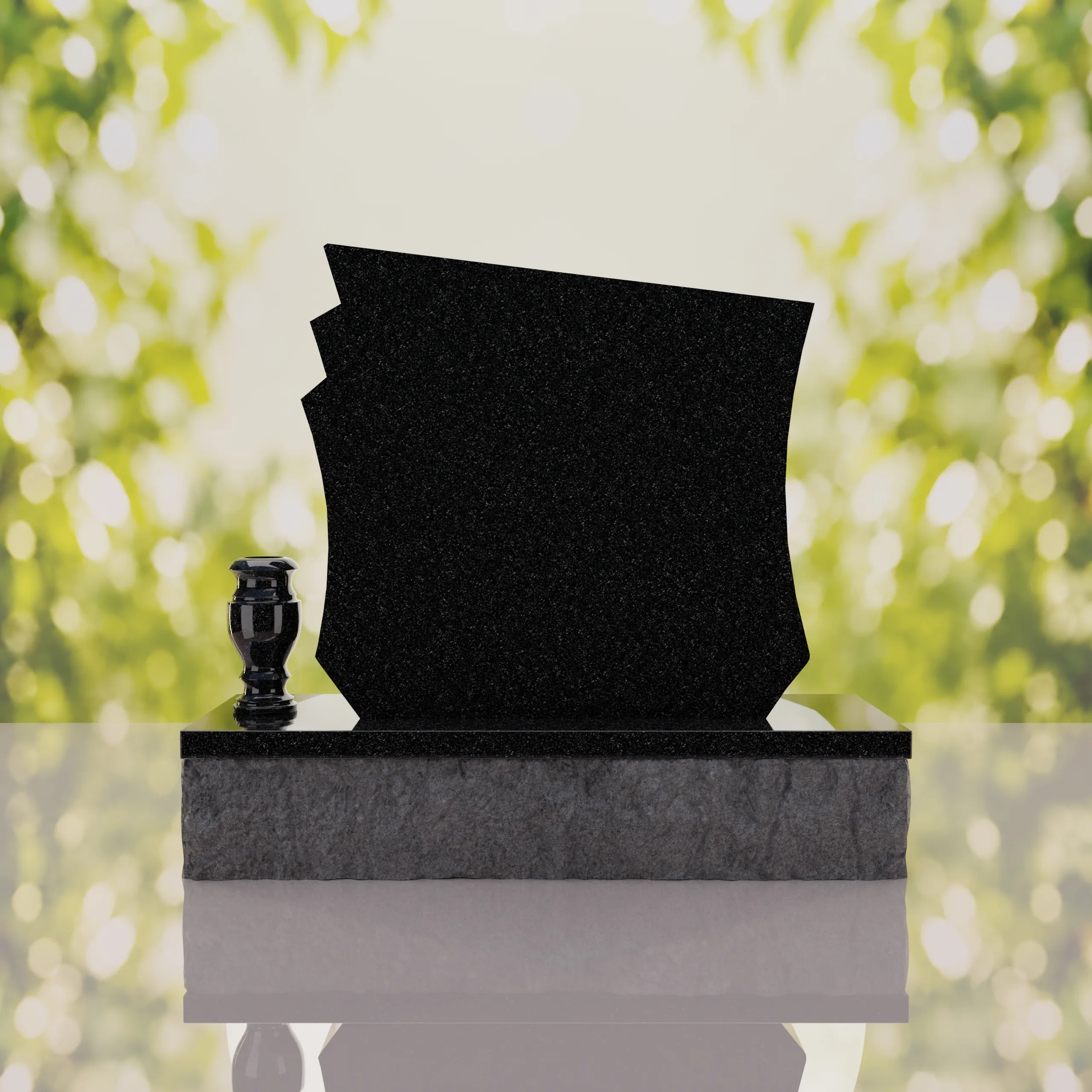 Modern Mary Upright Headstone thumbnail 12
