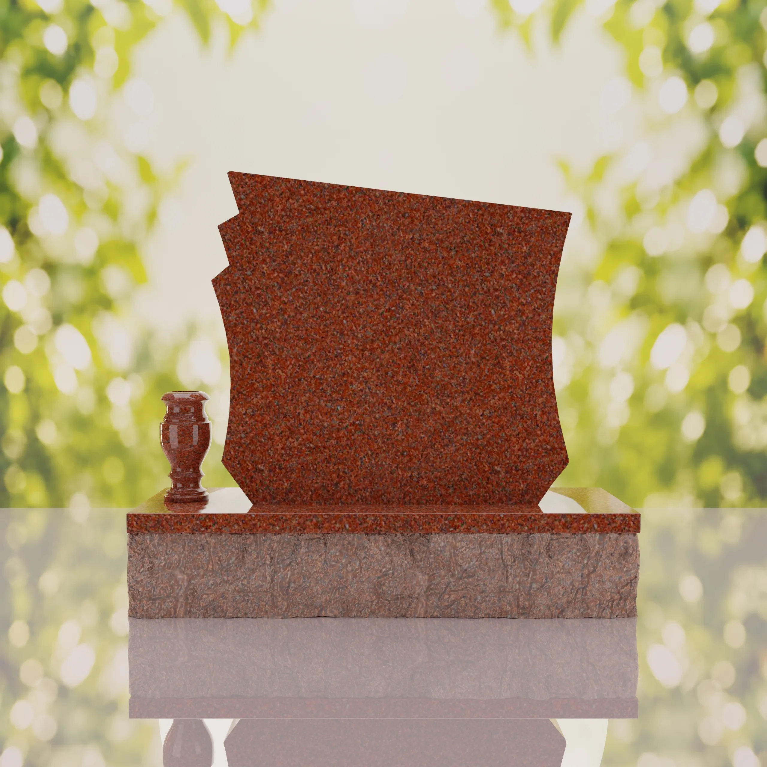 Modern Mary Upright Headstone thumbnail 15