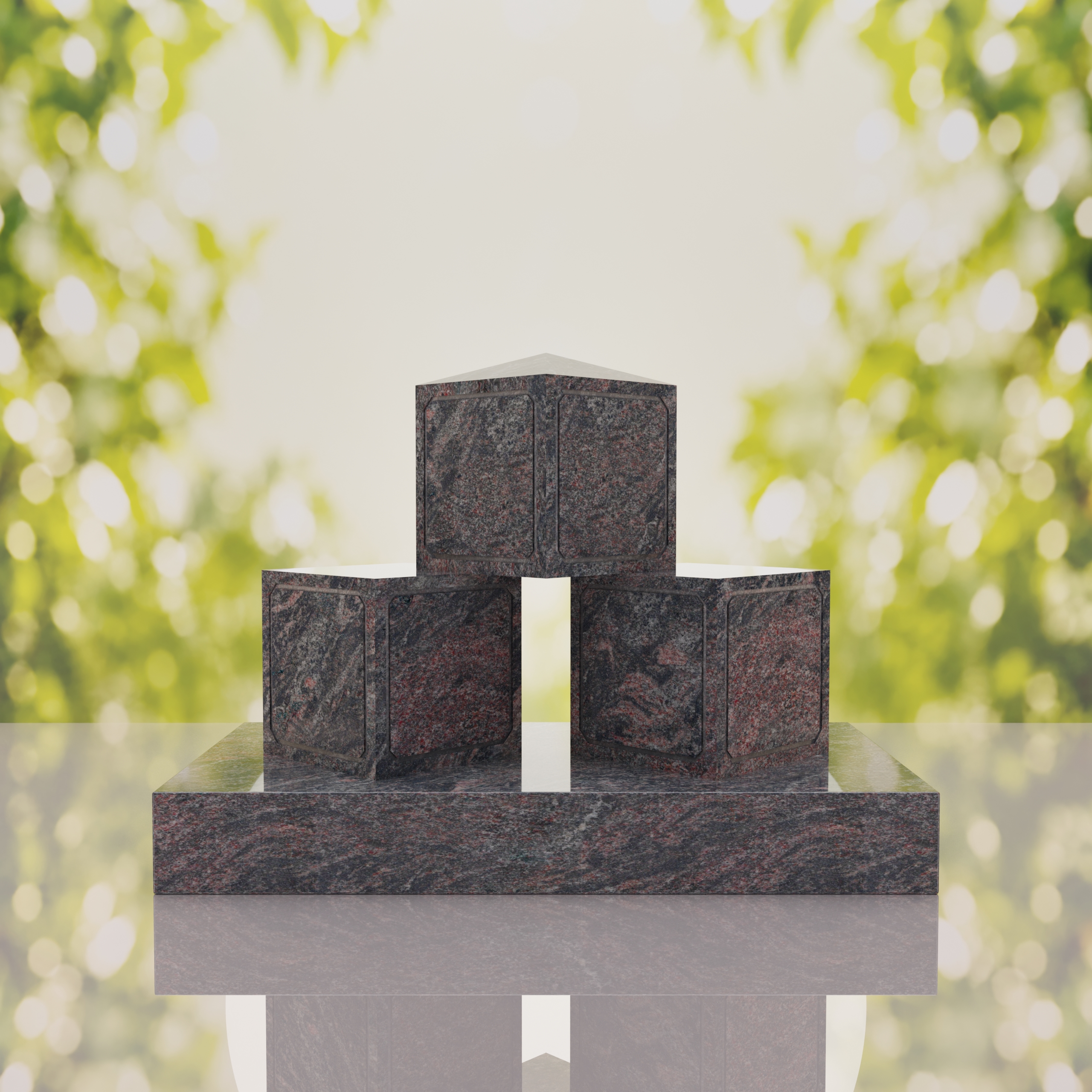 ABC Block Headstone thumbnail 5
