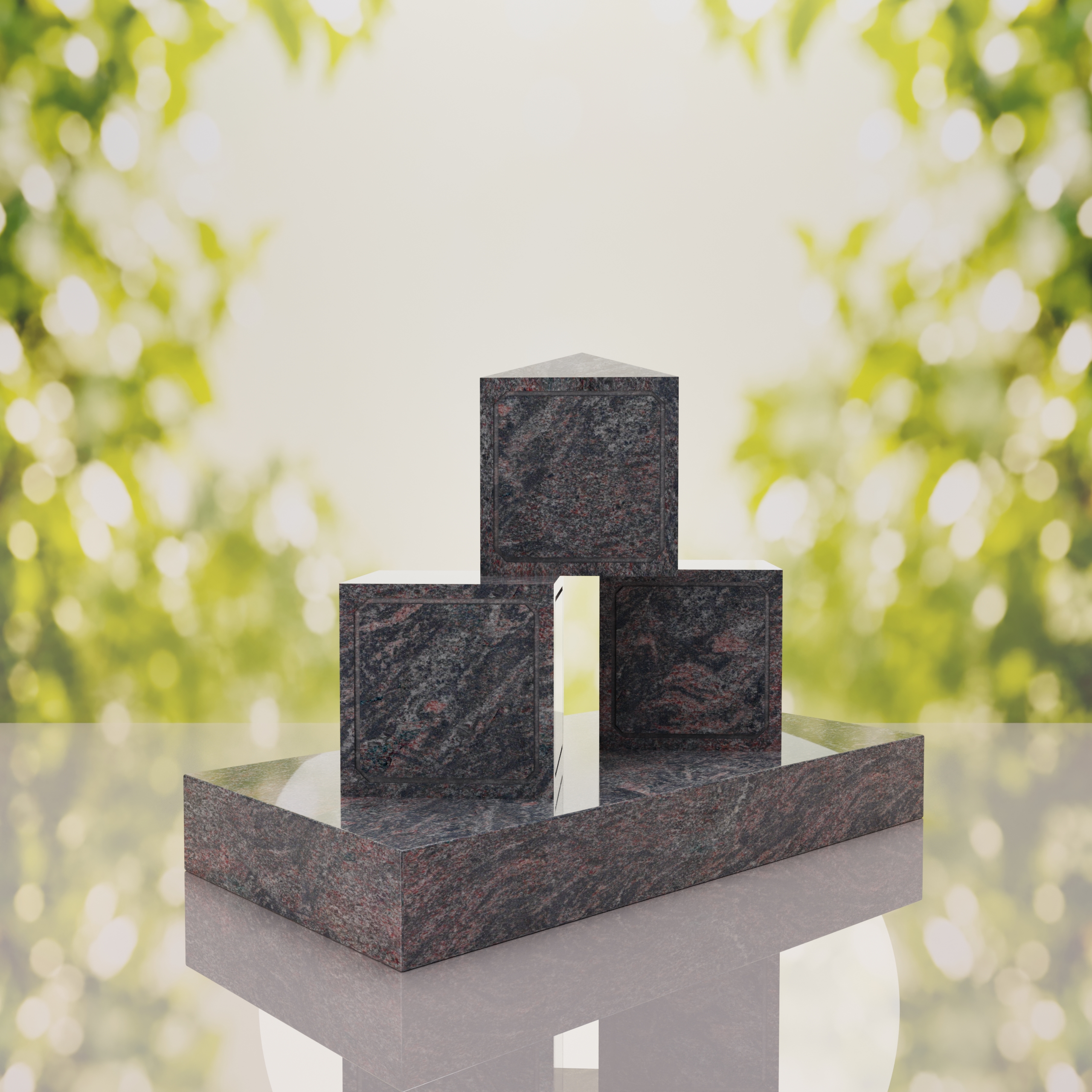 ABC Block Headstone thumbnail 4