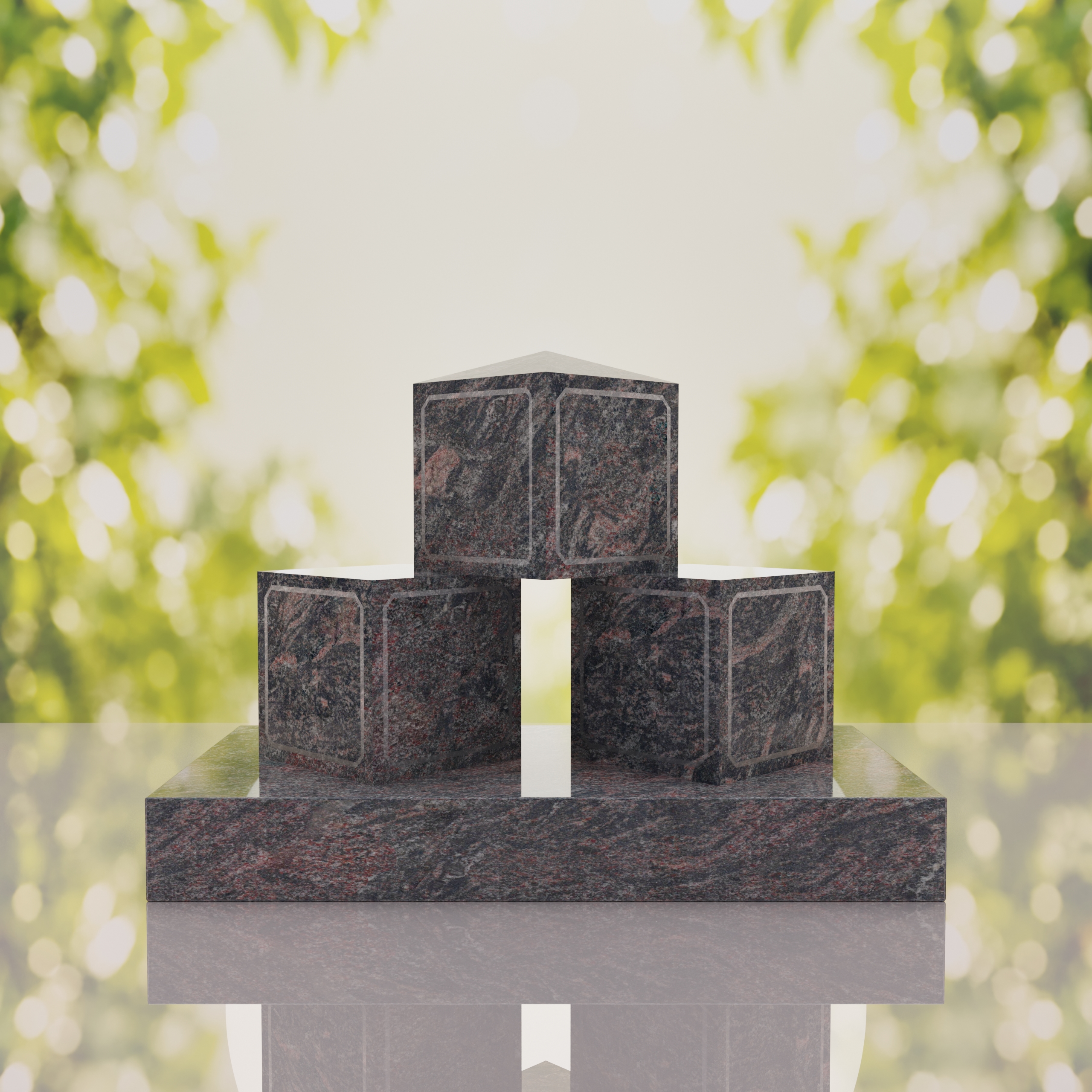 ABC Block Headstone thumbnail 6