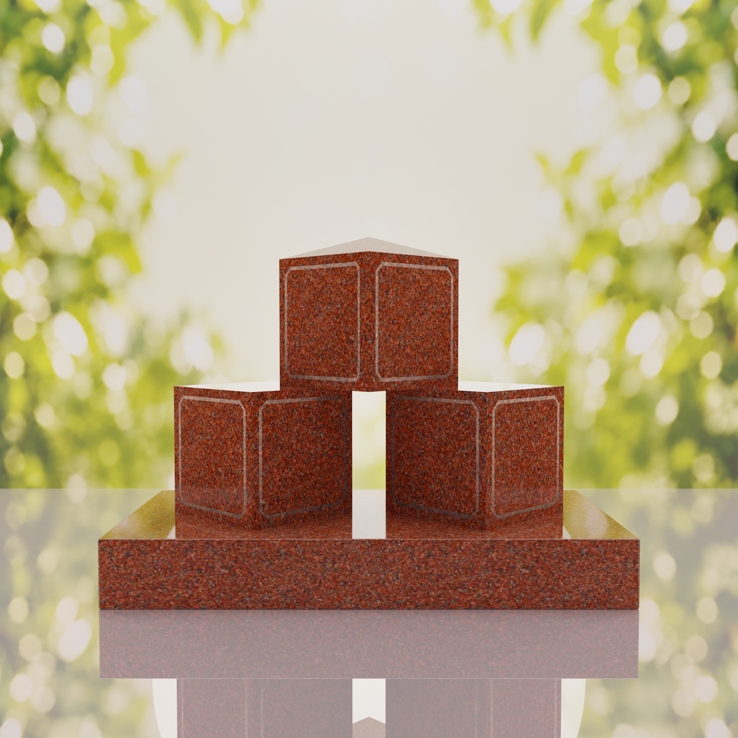 ABC Block Headstone thumbnail 3