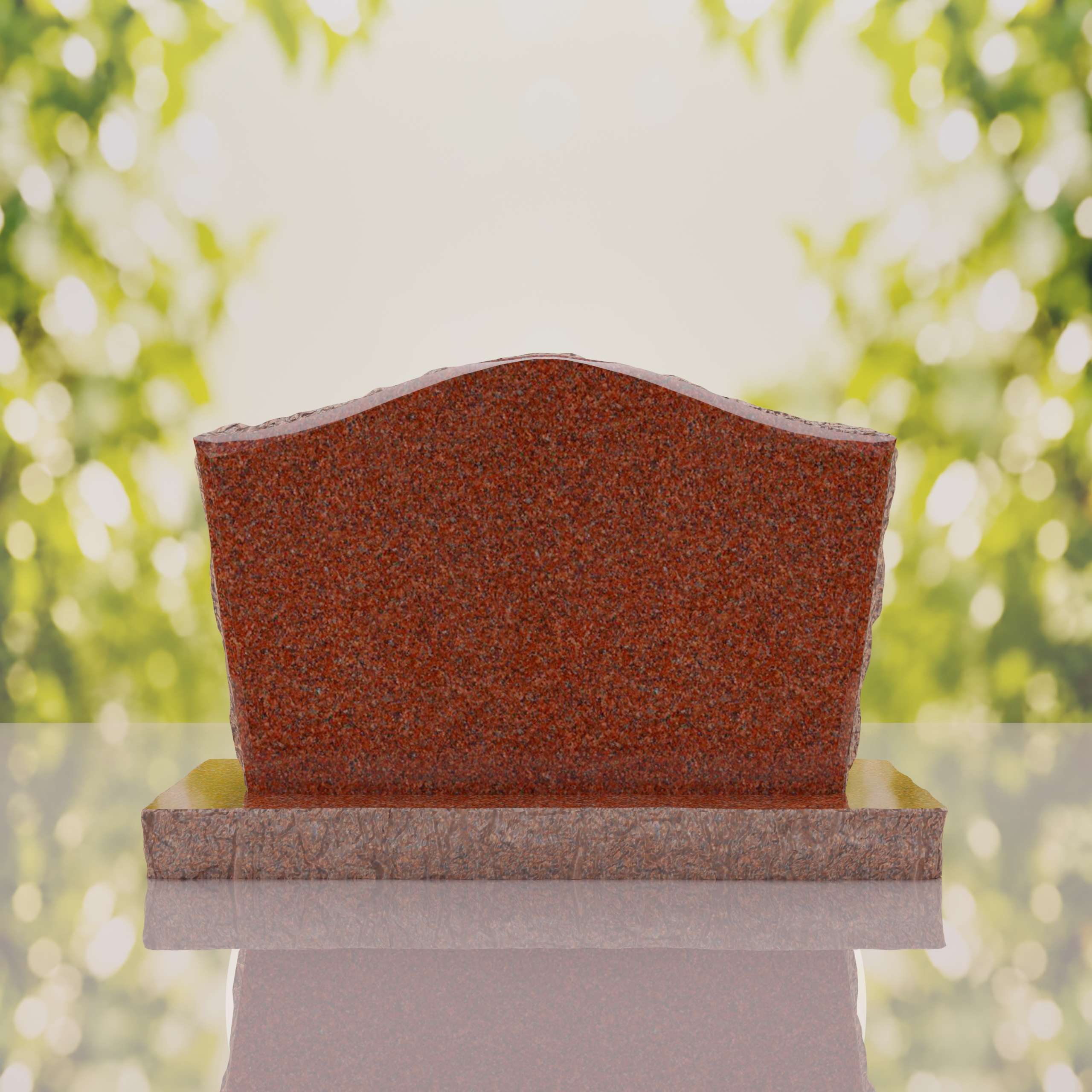 Serpentine Upright Granite Headstone thumbnail 13