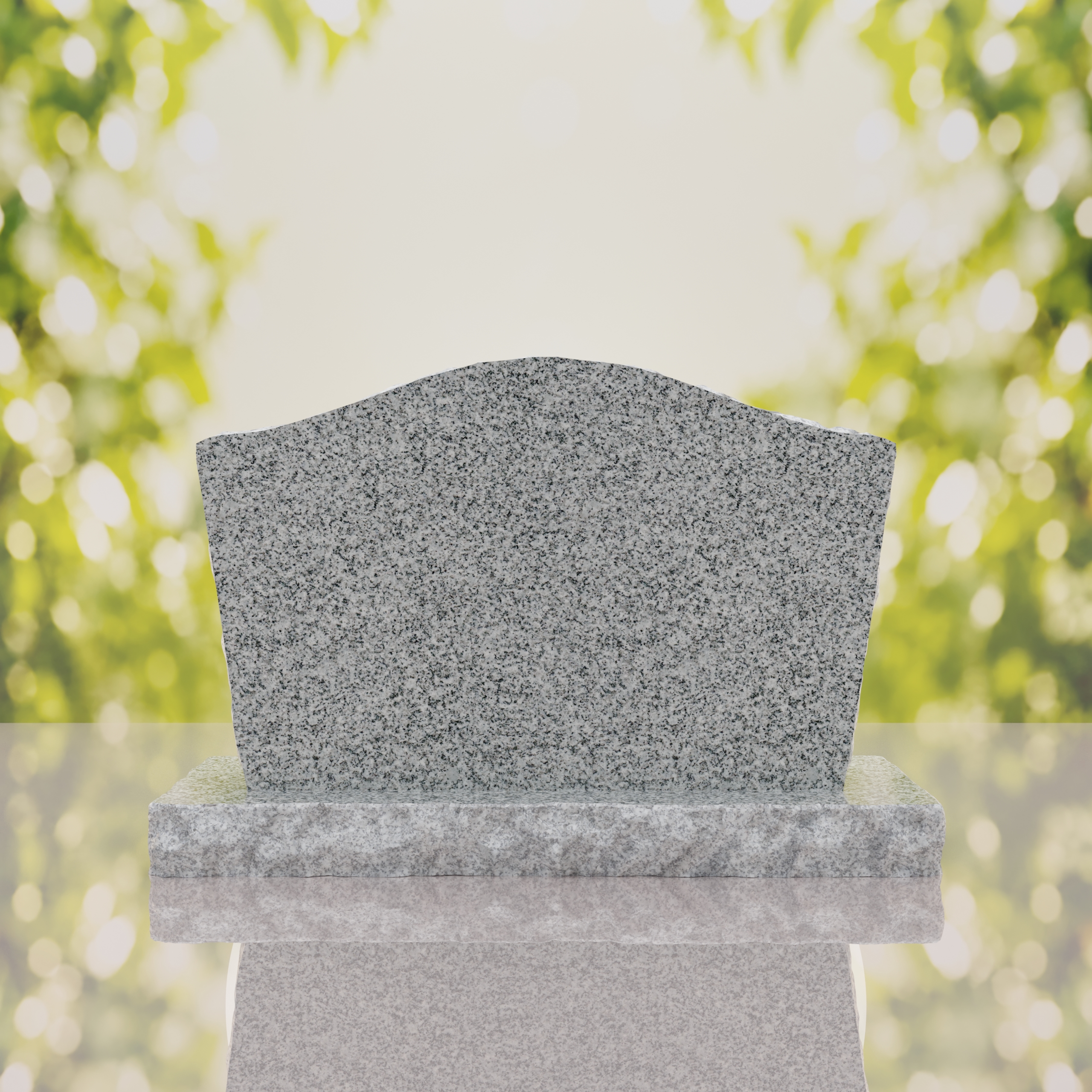 Serpentine Upright Granite Headstone thumbnail 9