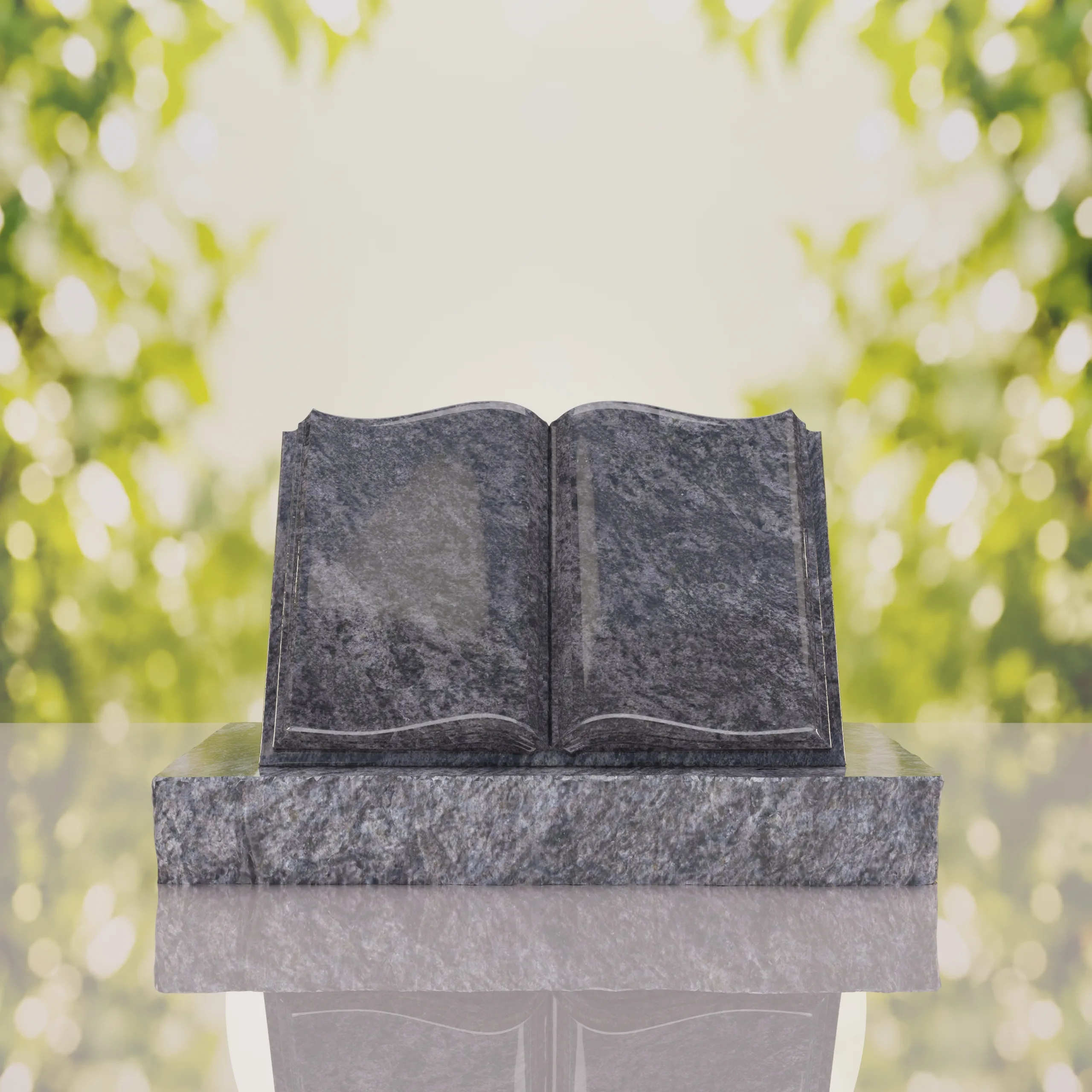 Book Slant Headstone thumbnail 3