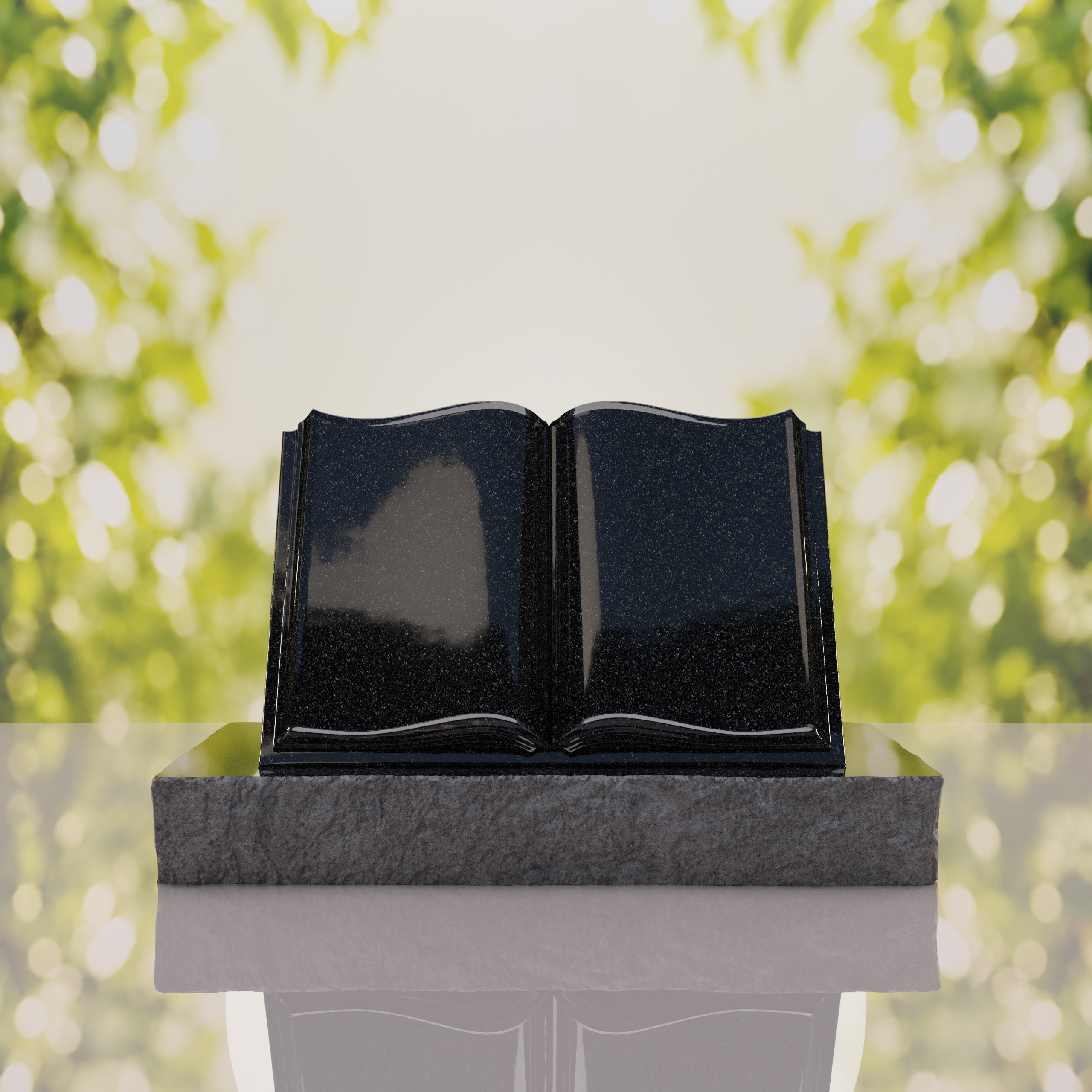 Book Slant Headstone thumbnail 11